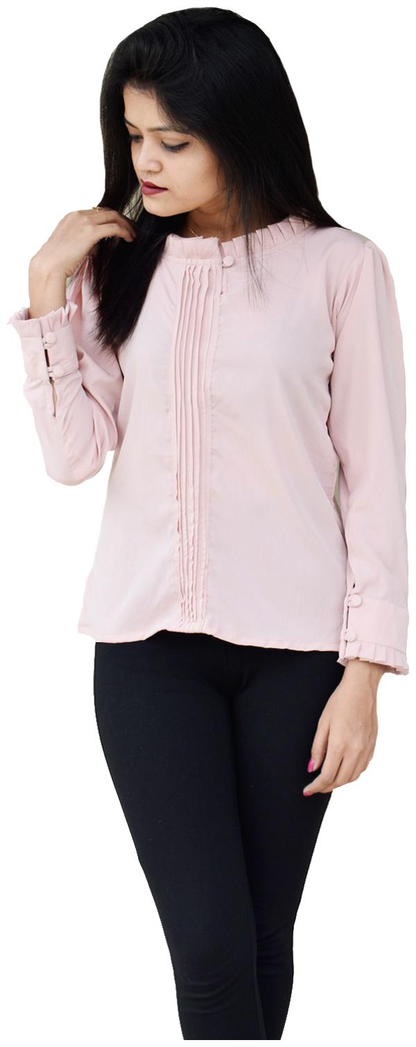 

Rajkumari dress up like a princess Women Solid Regular top - Beige