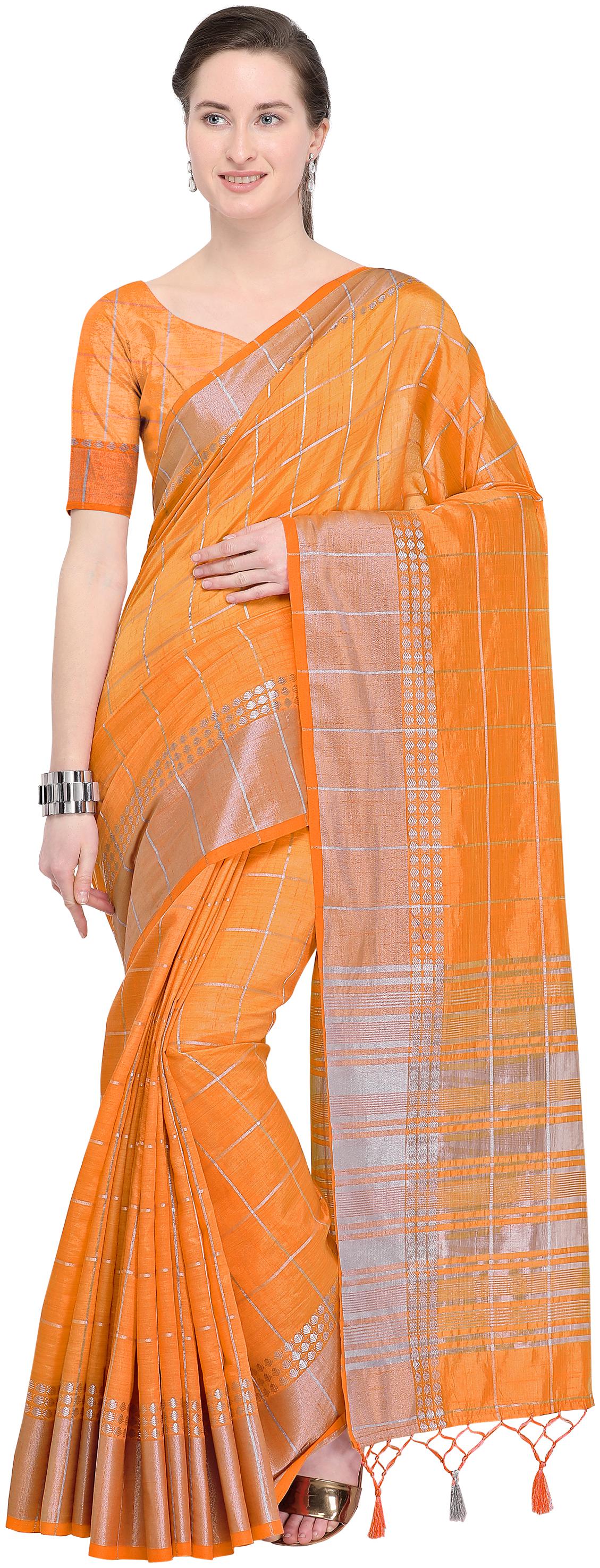 

Rajnandini Silk Party Universal Designer Saree Yellow