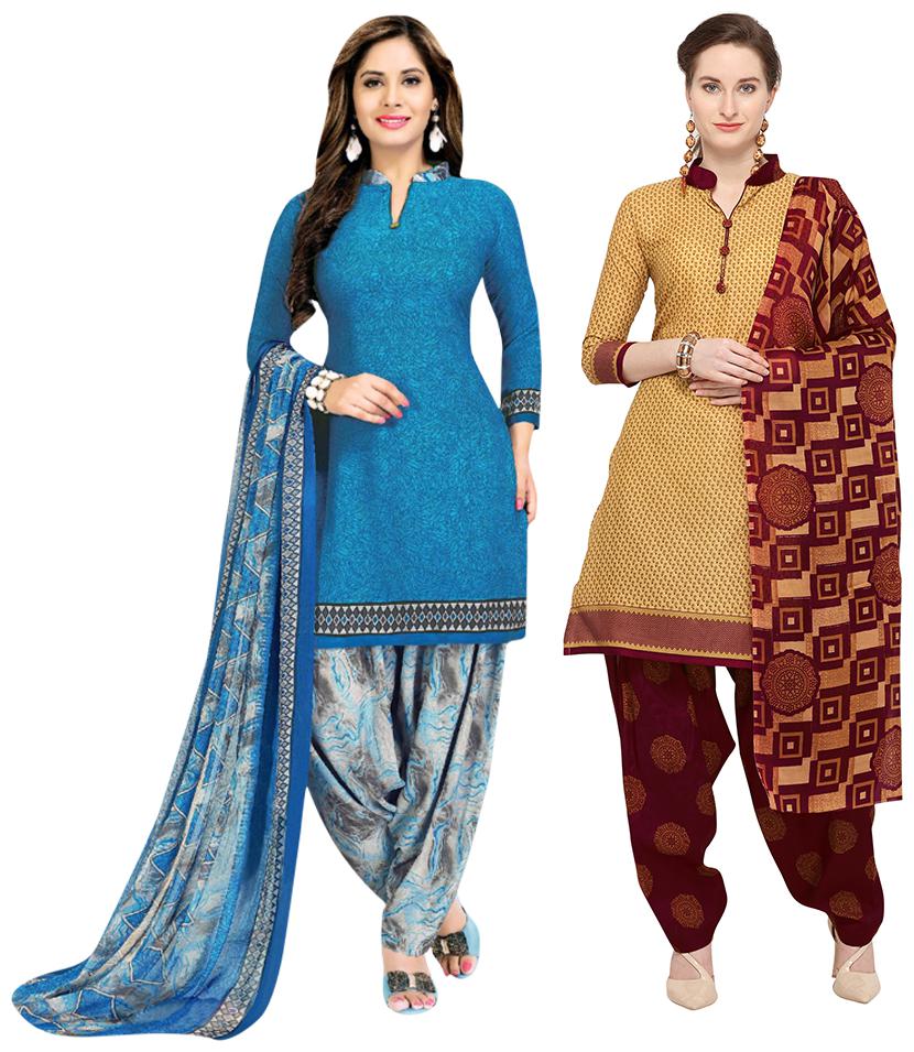 

Rajnandini Multi Unstitched Kurta with bottom dupatta With dupatta Dress Material