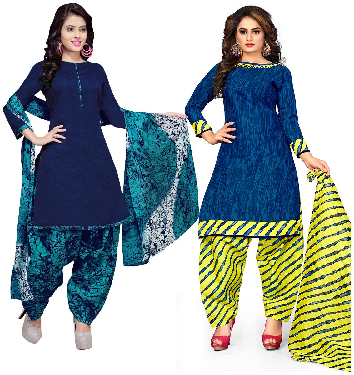 

Rajnandini Multi Unstitched Kurta with bottom dupatta With dupatta Dress Material