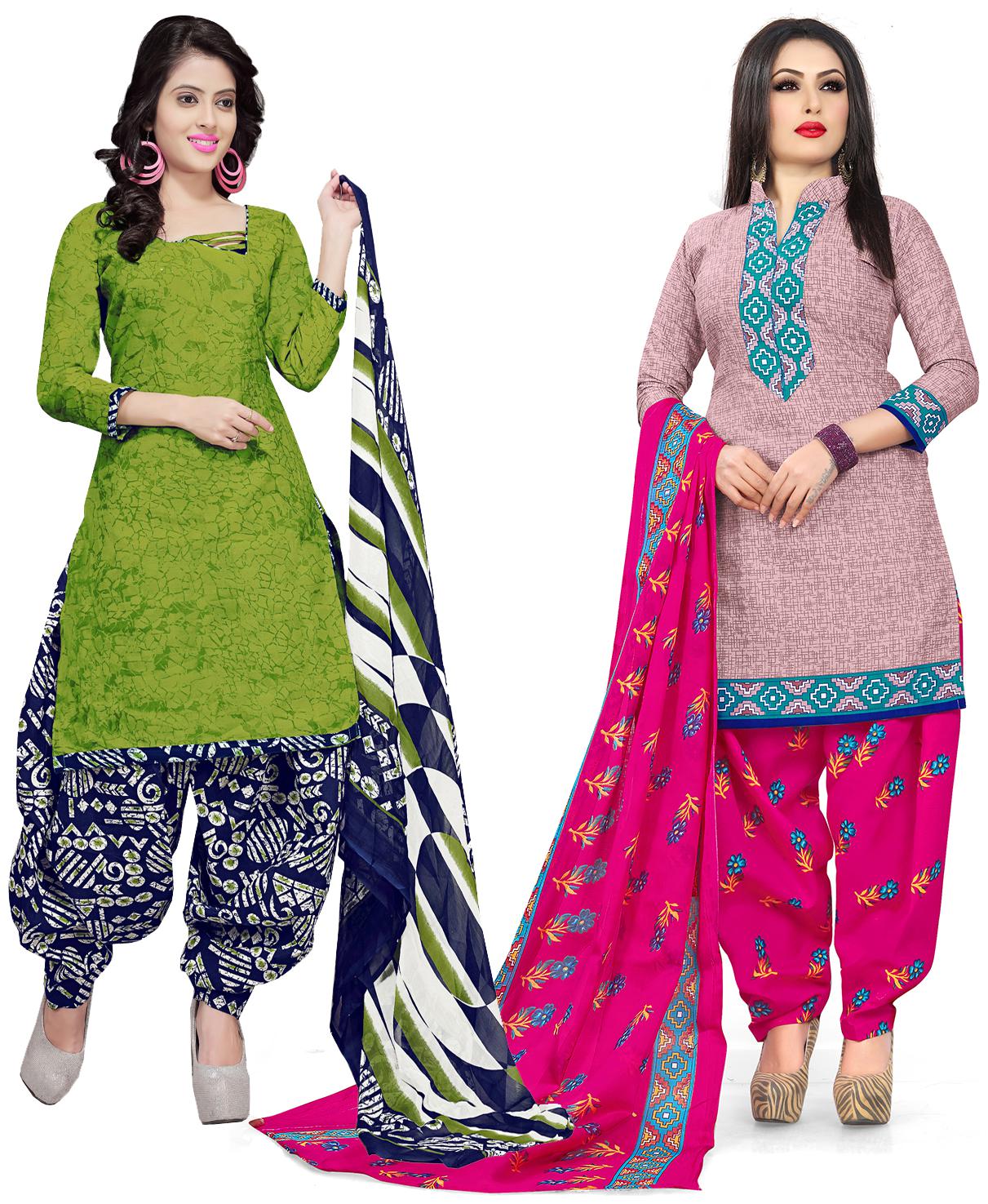 

Rajnandini Multi Unstitched Kurta with bottom dupatta With dupatta Dress Material