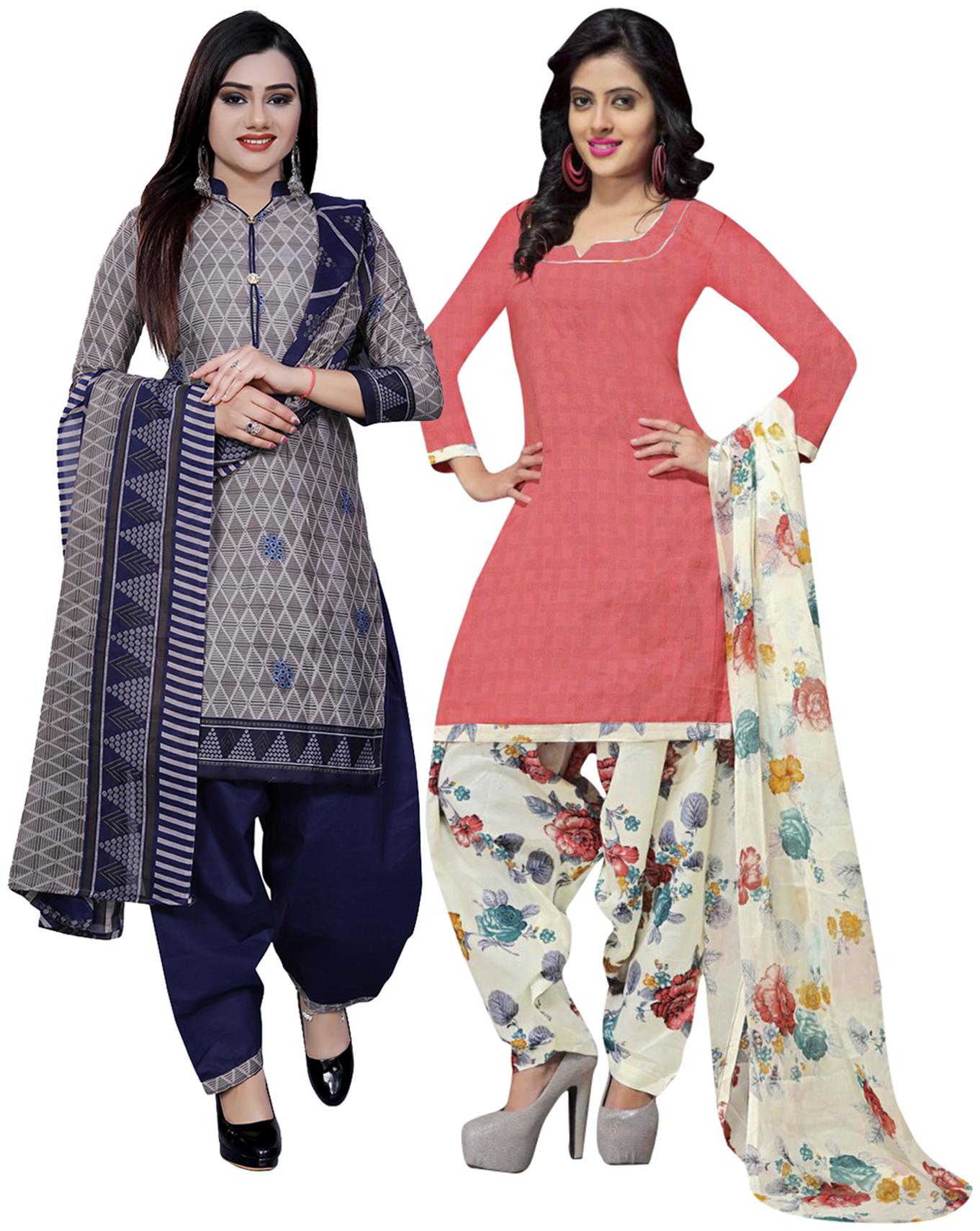 

Rajnandini Multi Unstitched Kurta with bottom dupatta With dupatta Dress Material