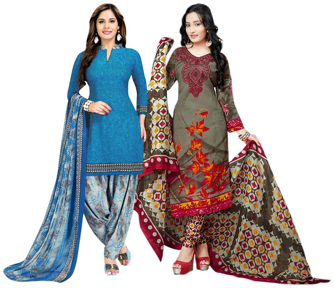 

Rajnandini Multi Unstitched Kurta with bottom dupatta With dupatta Dress Material