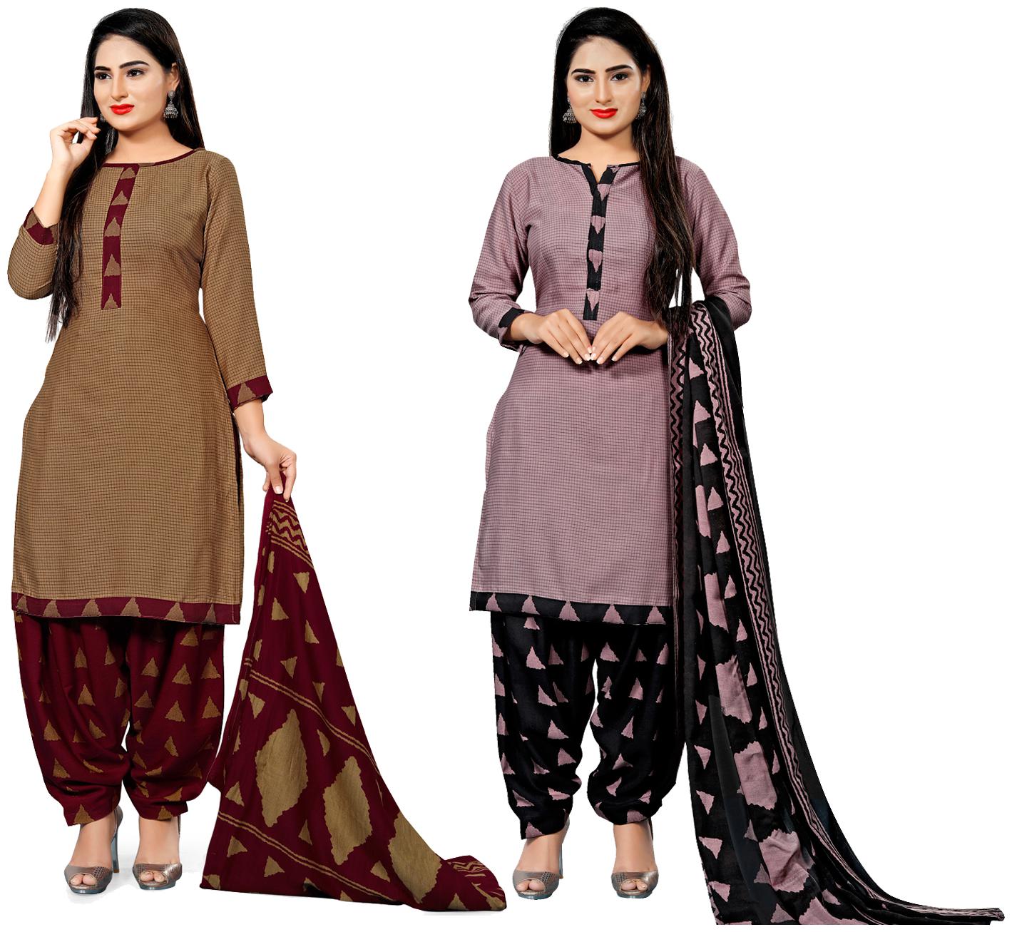 

Rajnandini Multi Unstitched Kurta with bottom dupatta With dupatta Dress Material