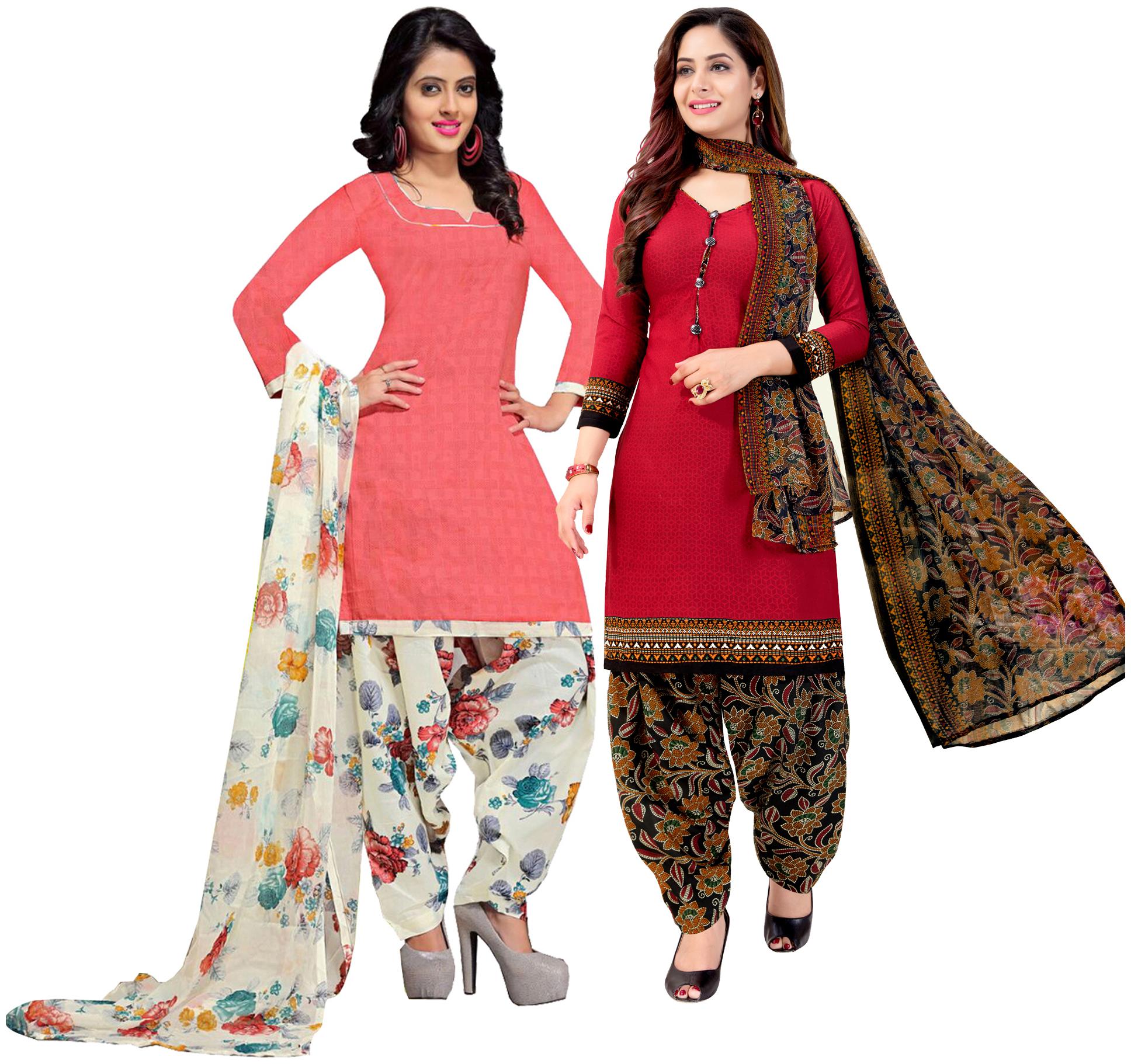 

Rajnandini Multi Unstitched Kurta with bottom dupatta With dupatta Dress Material