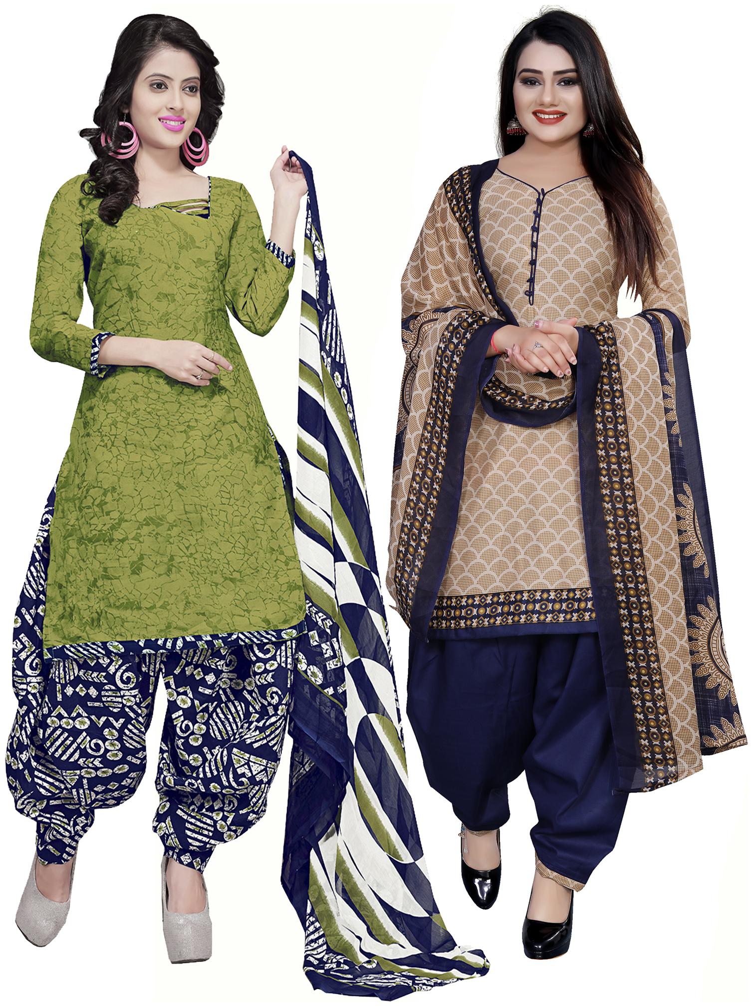 

Rajnandini Multi Unstitched Kurta with bottom dupatta With dupatta Dress Material