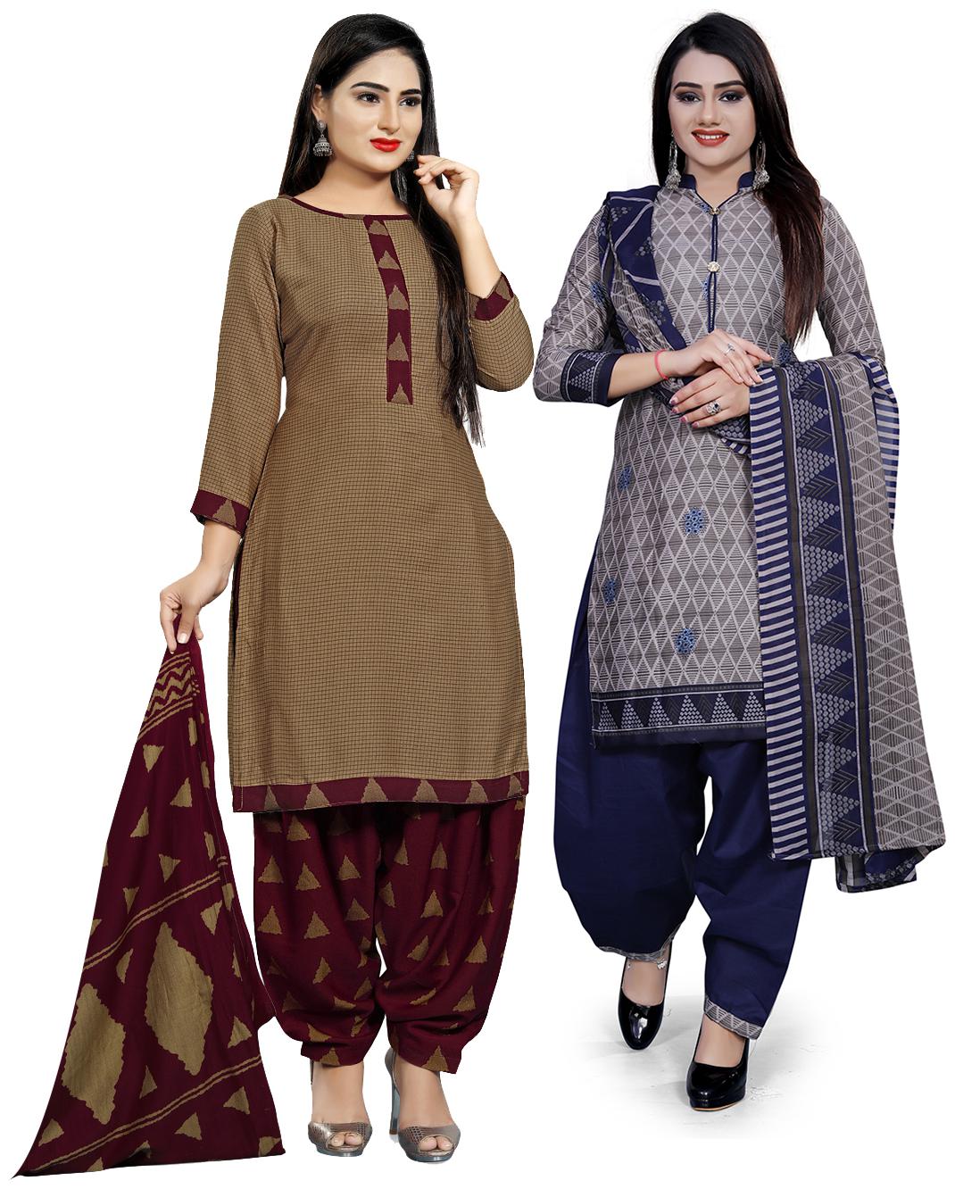 

Rajnandini Multi Unstitched Kurta with bottom dupatta With dupatta Dress Material