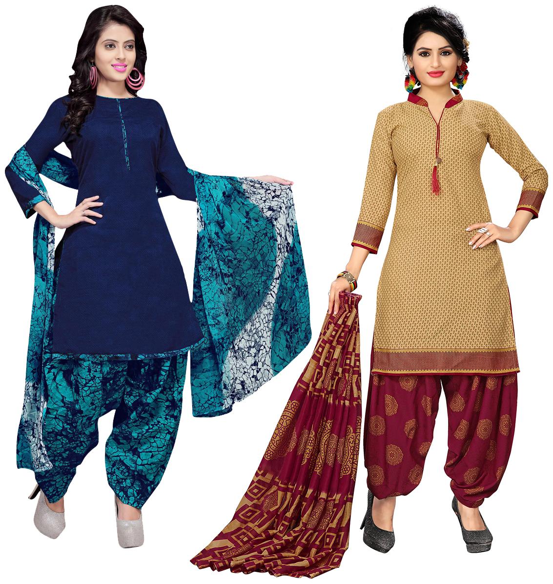 

Rajnandini Multi Unstitched Kurta with bottom dupatta With dupatta Dress Material