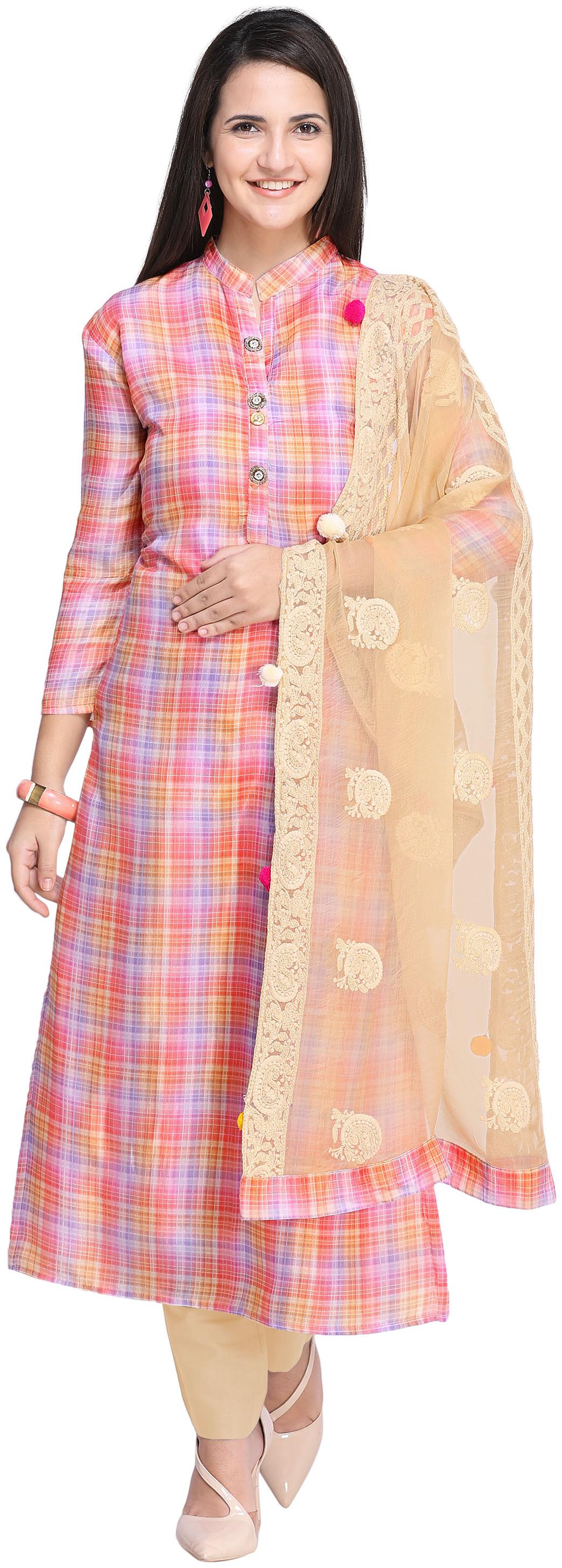 

Rajnandini Women Cotton Dress Material Multi color