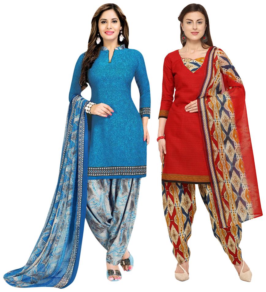 

Rajnandini Multi Unstitched Kurta with bottom dupatta With dupatta Dress Material
