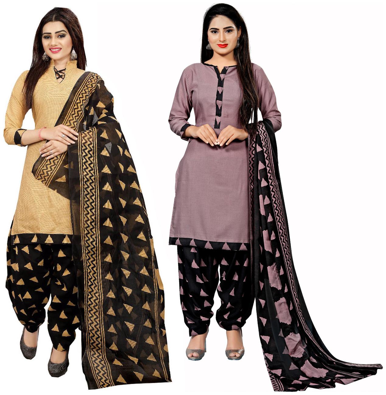 

Rajnandini Multi Unstitched Kurta with bottom dupatta With dupatta Dress Material