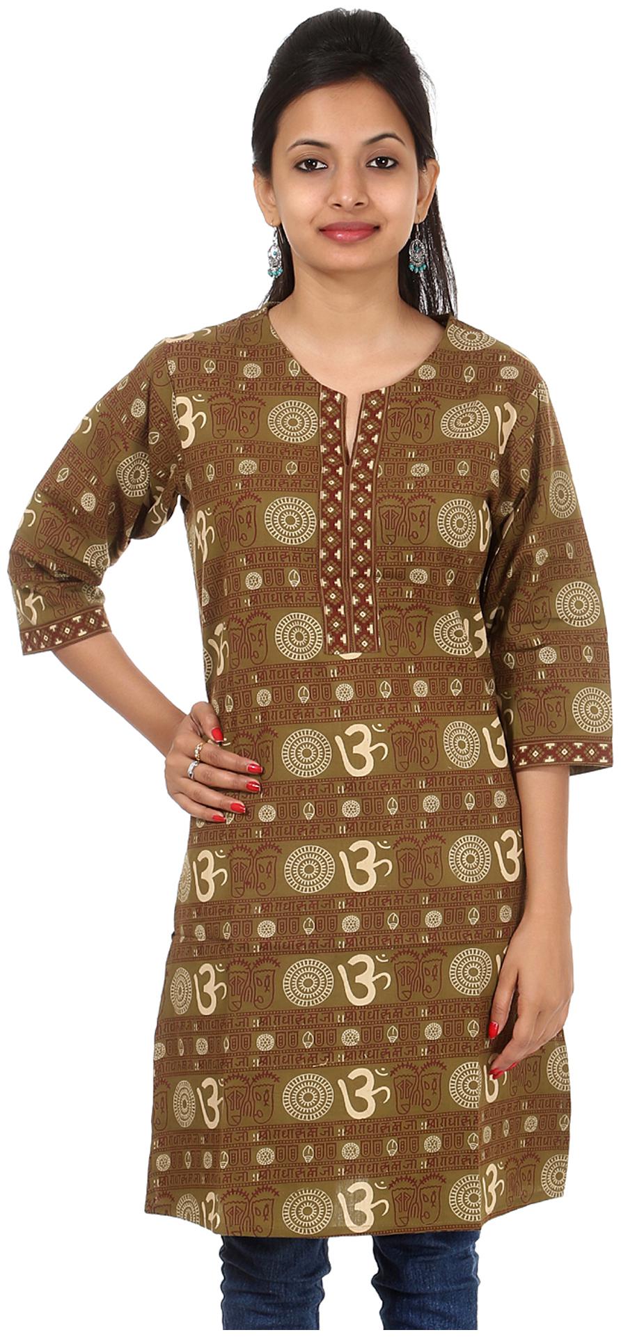 

Rajrang Women Green Printed Kurta