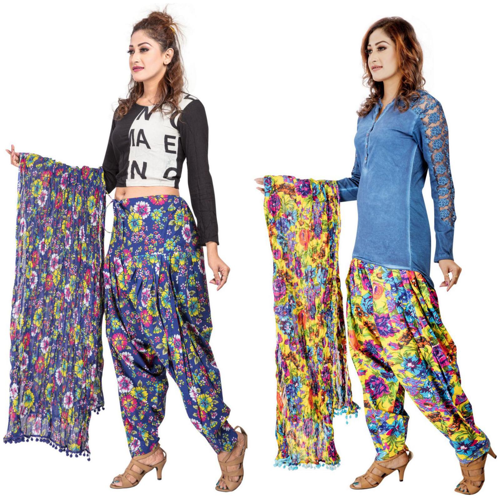 

Rama Cotton Patiala - Multi
