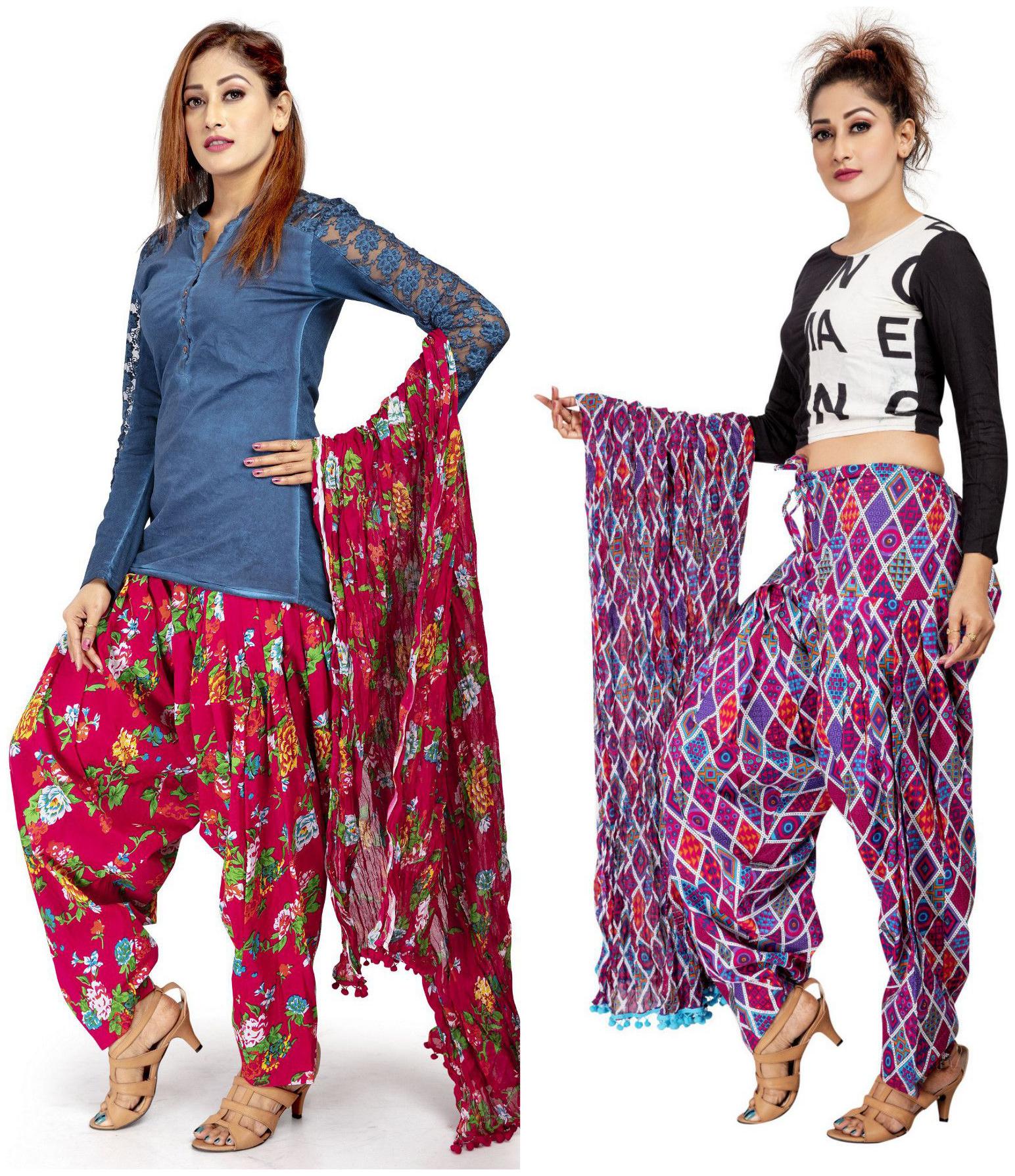 

Rama Cotton Patiala - Multi