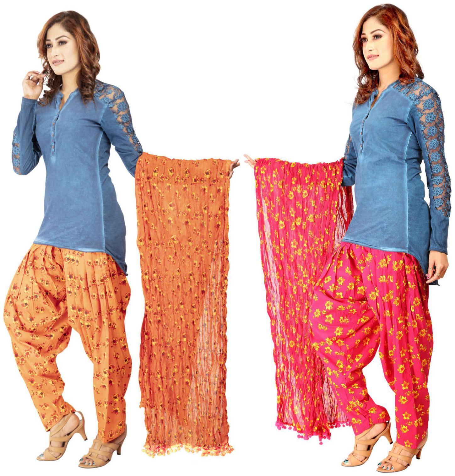 

Rama Cotton Patiala - Multi