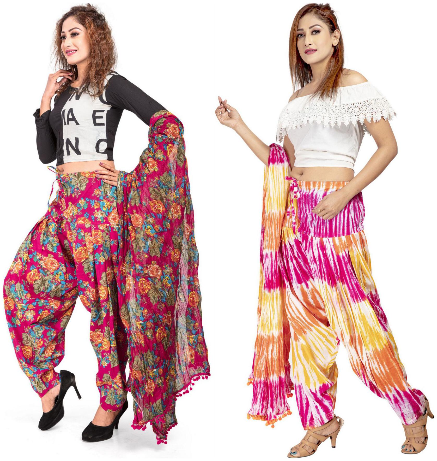 

Rama Cotton Patiala - Multi