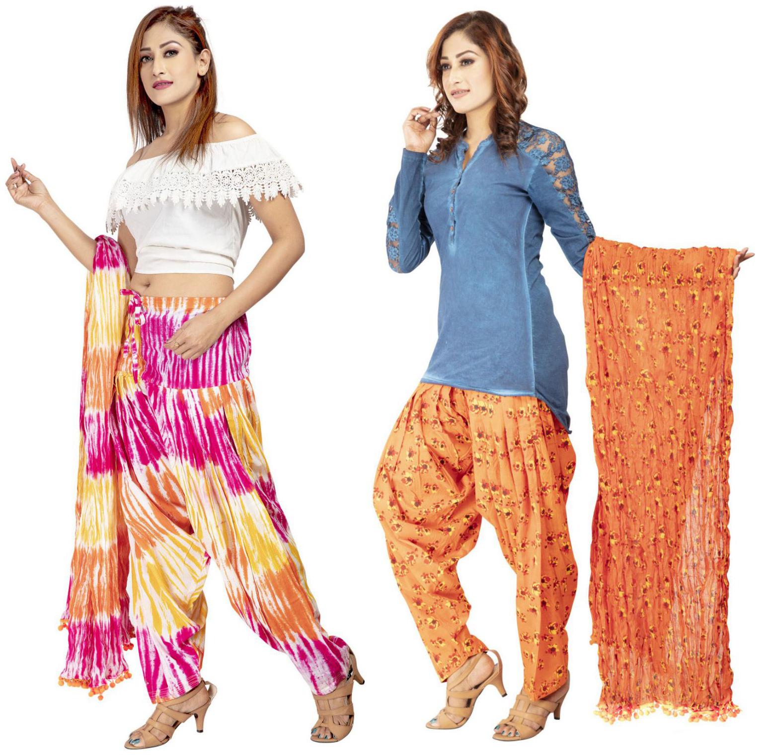

Rama Cotton Patiala - Multi