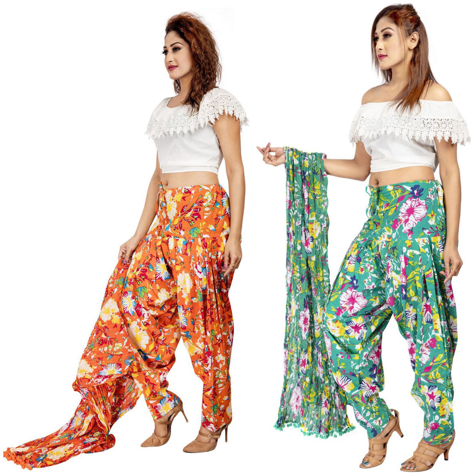 

Rama Cotton Patiala - Multi