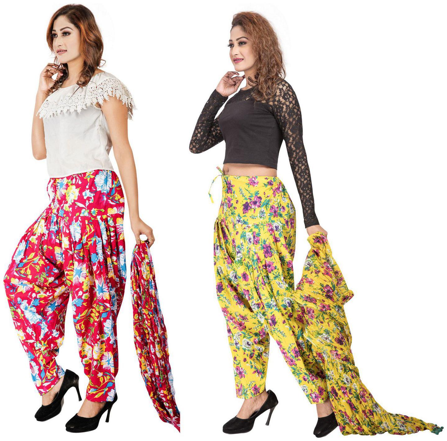 

Rama Cotton Patiala - Multi