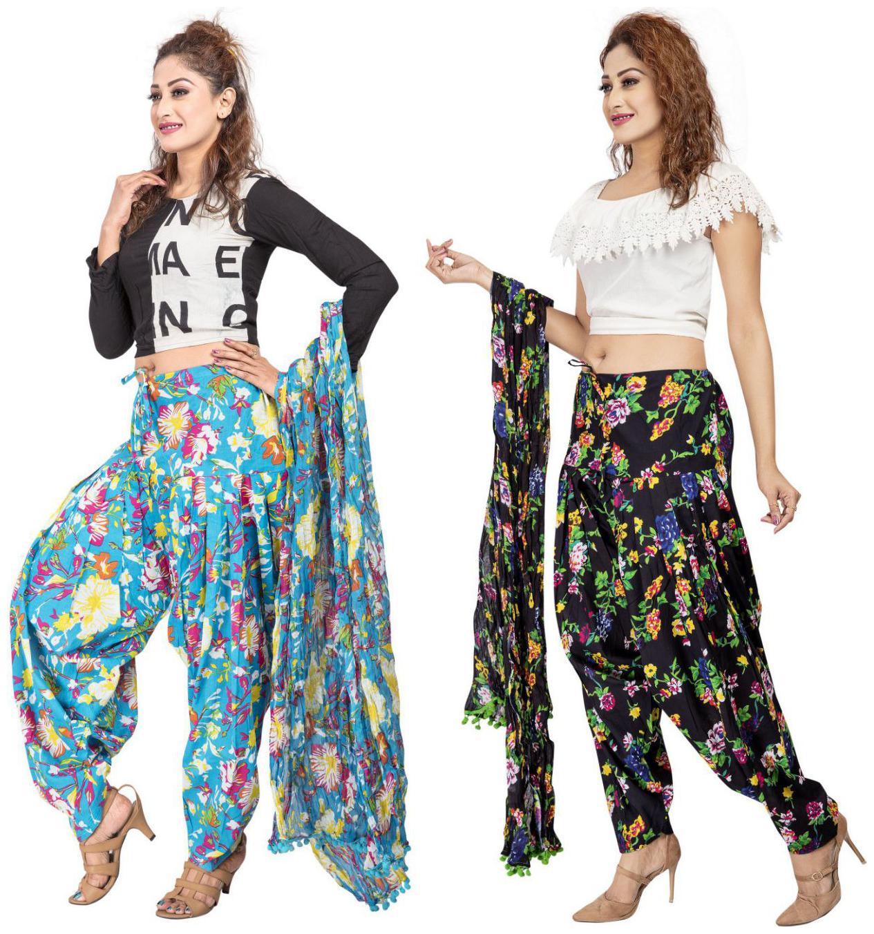 

Rama Cotton Patiala - Multi