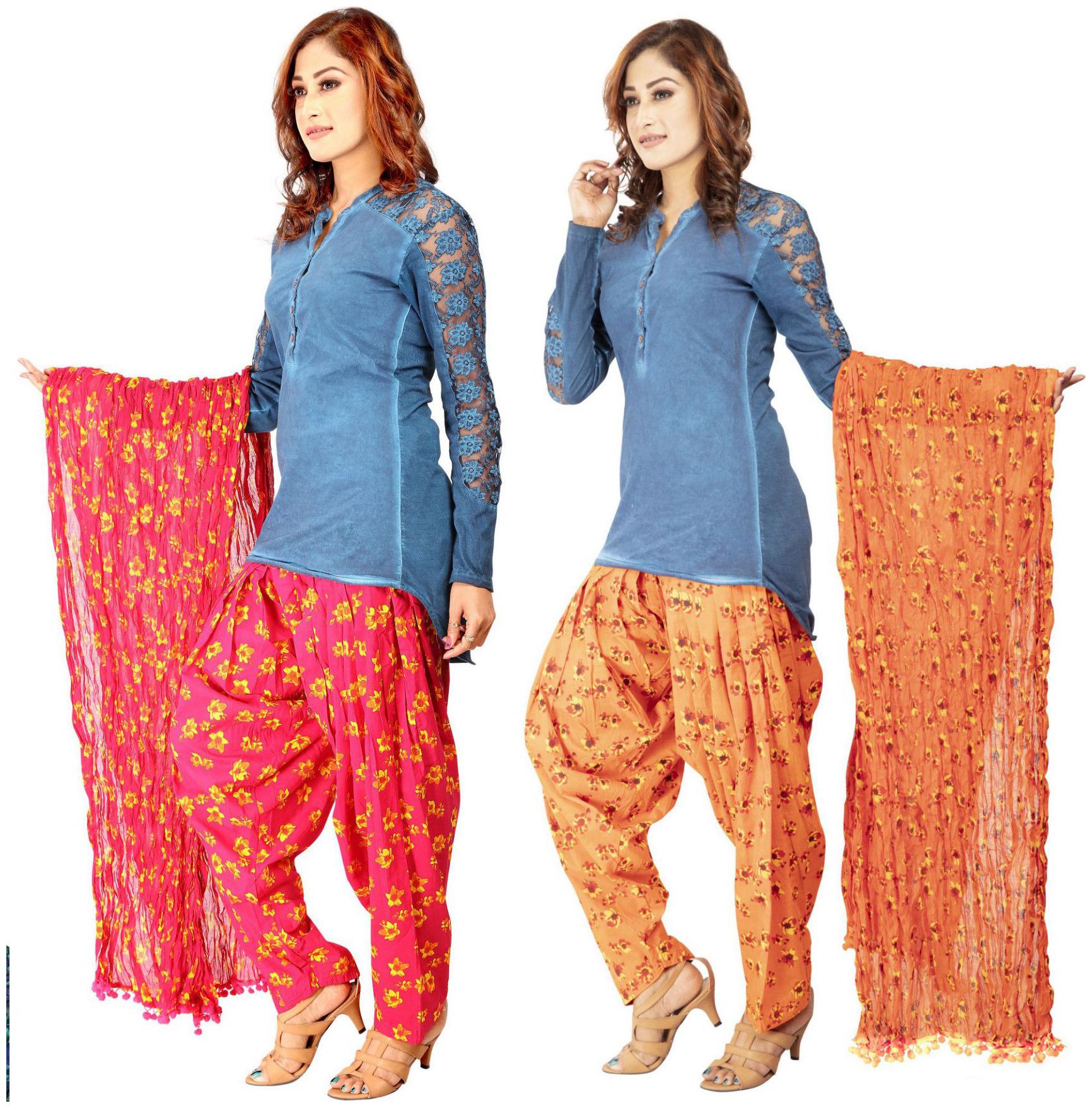

Rama Cotton Patiala - Multi