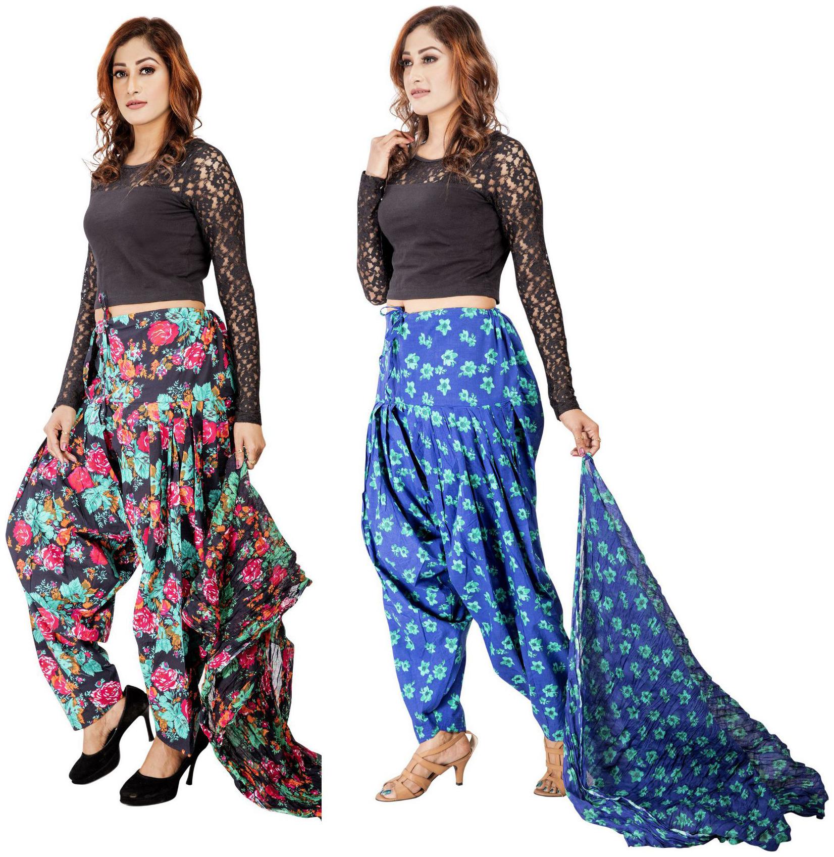 

Rama Cotton Patiala - Multi