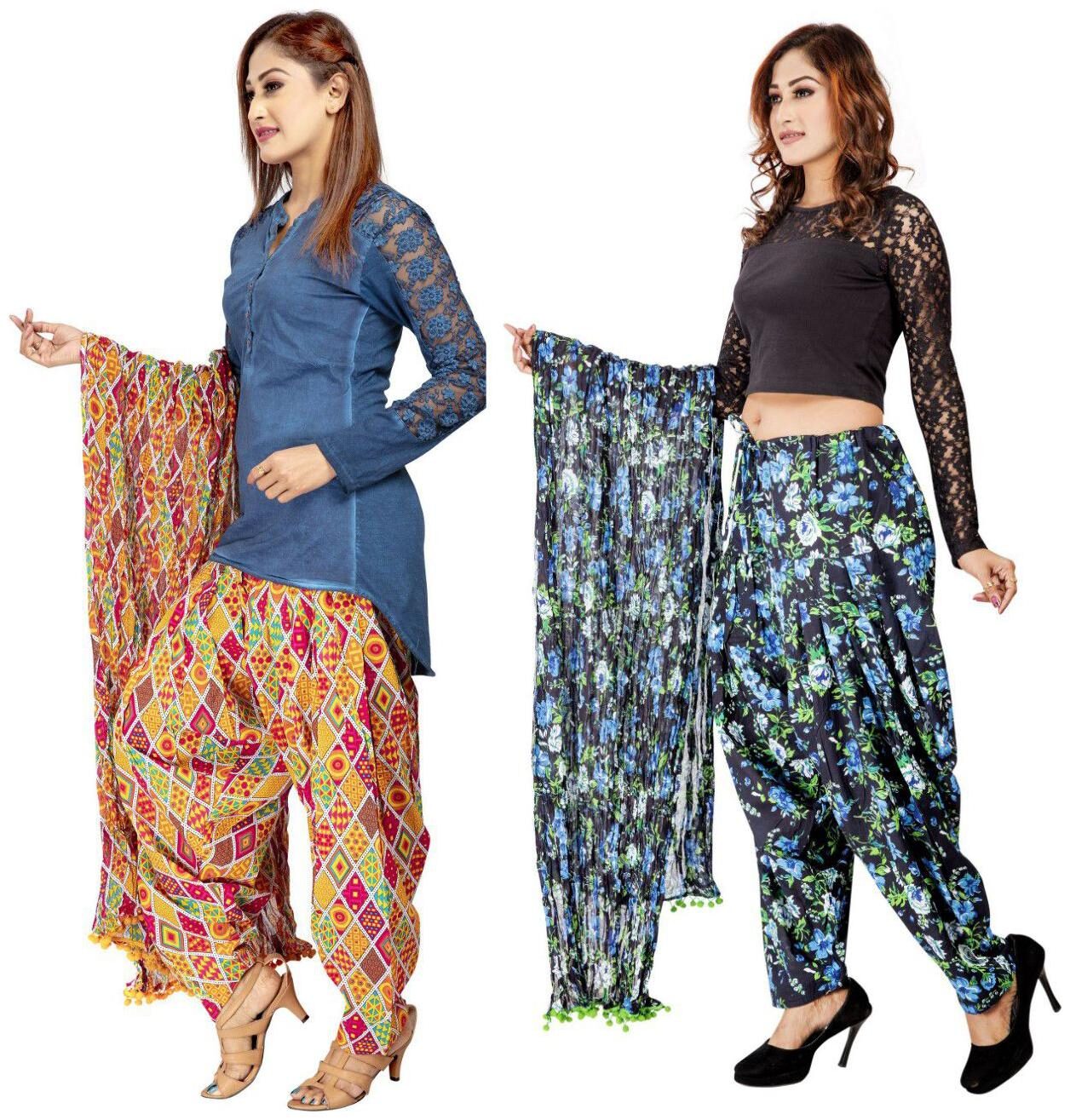 

Rama Cotton Patiala - Multi