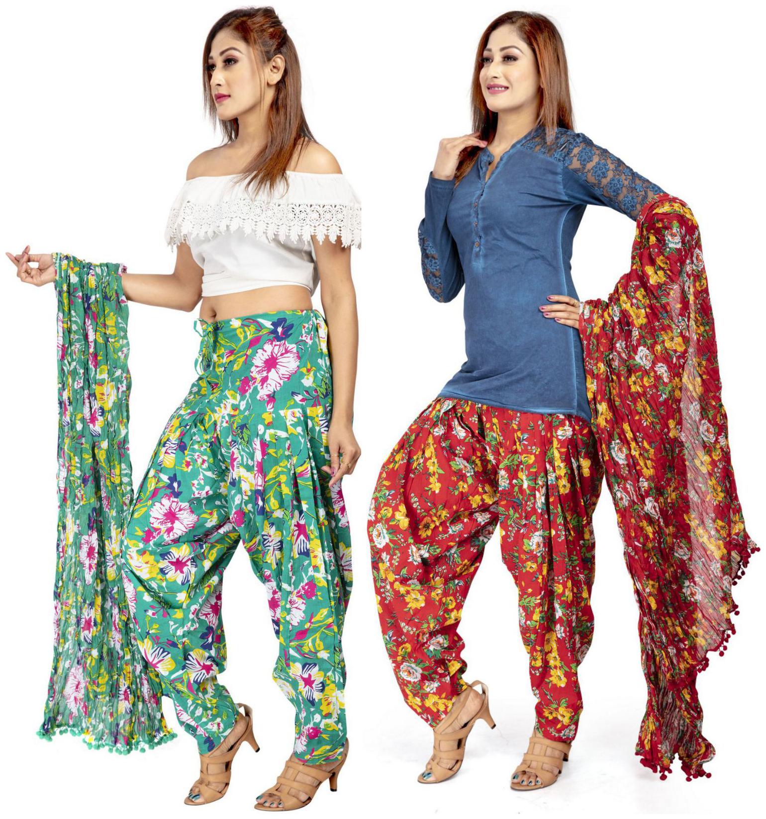 

Rama Cotton Patiala - Multi