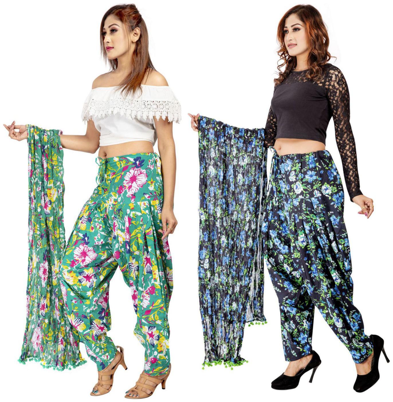 

Rama Cotton Patiala - Multi