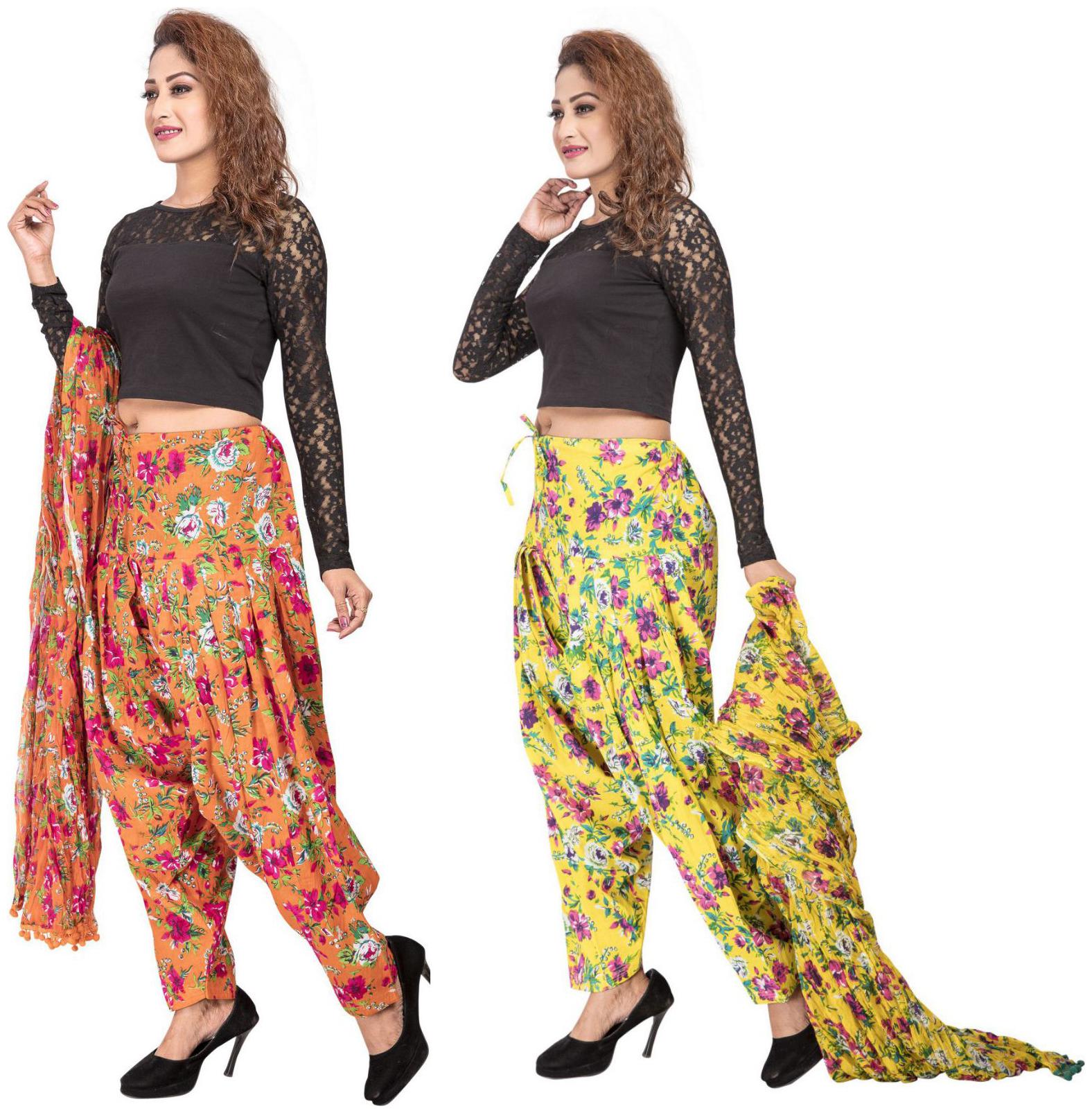 

Rama Cotton Patiala - Multi