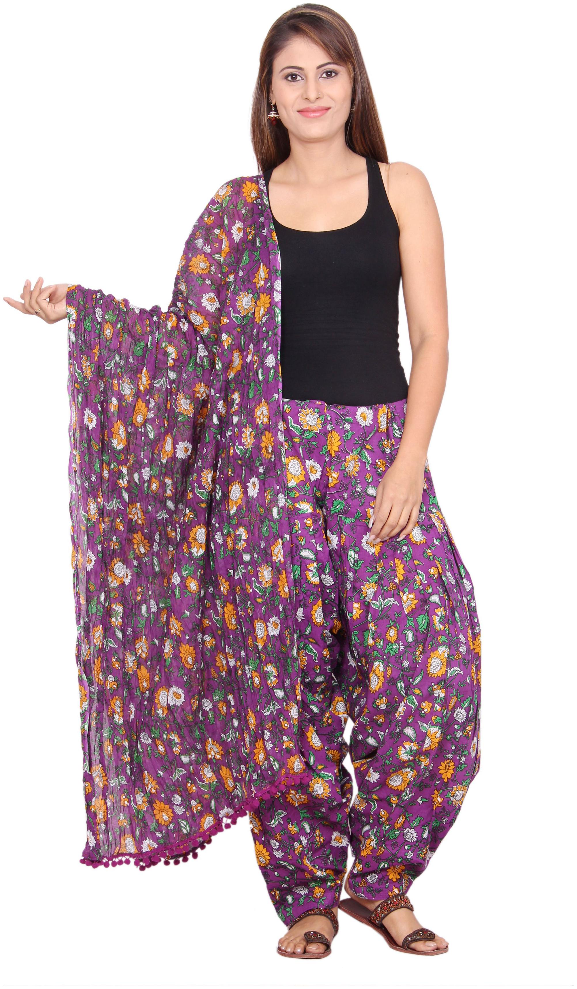 

Rama Cotton Patiala - Multi