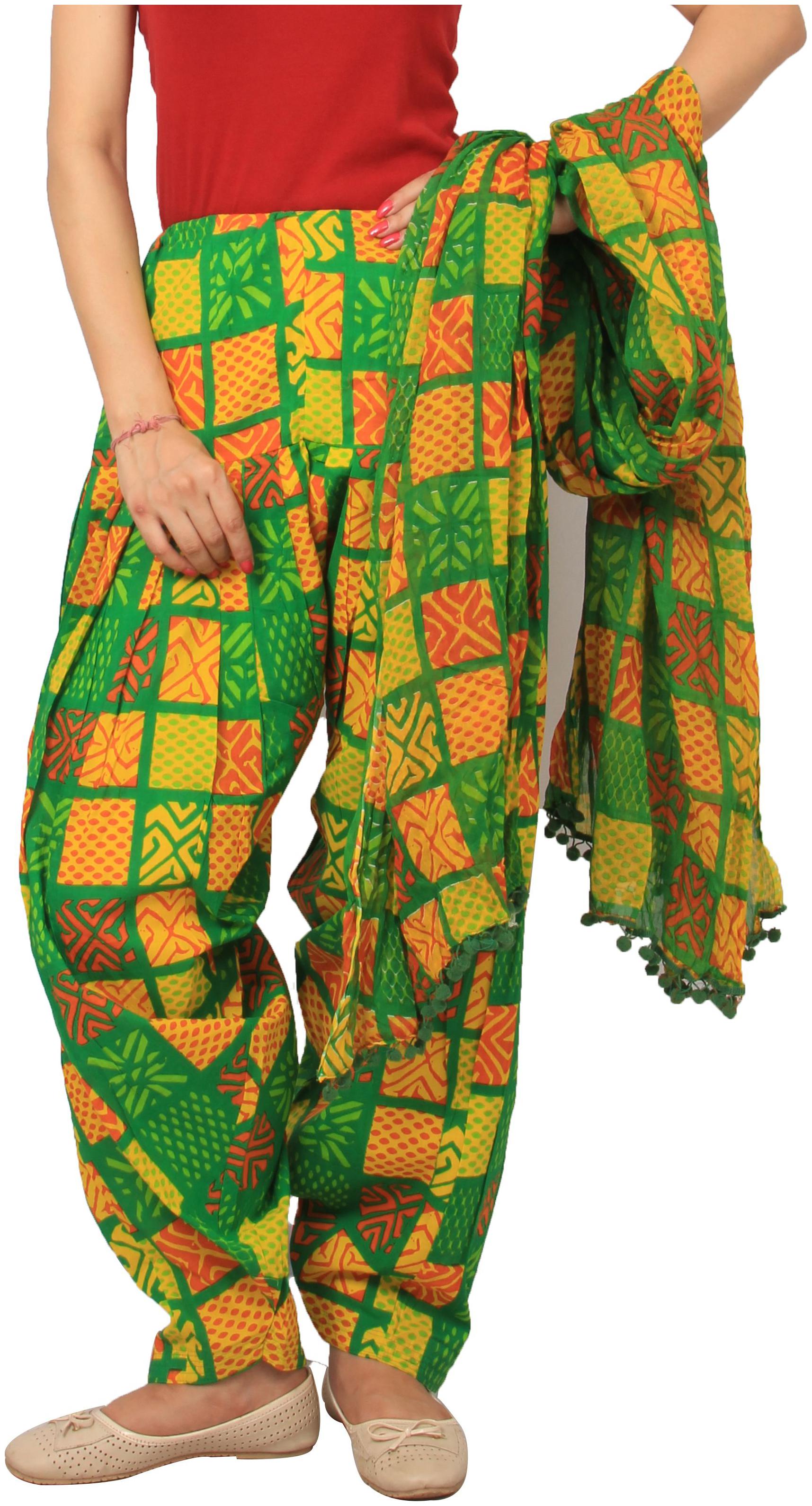 

Rama Cotton Patiala - Multi