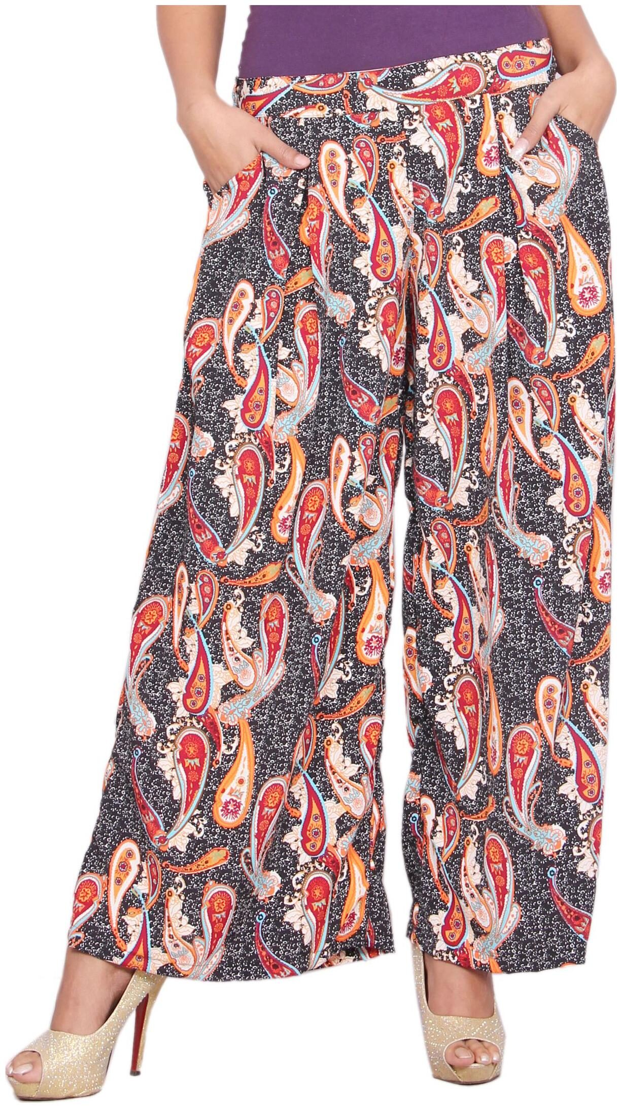 

Rama Multi Printed Flared Palazzo