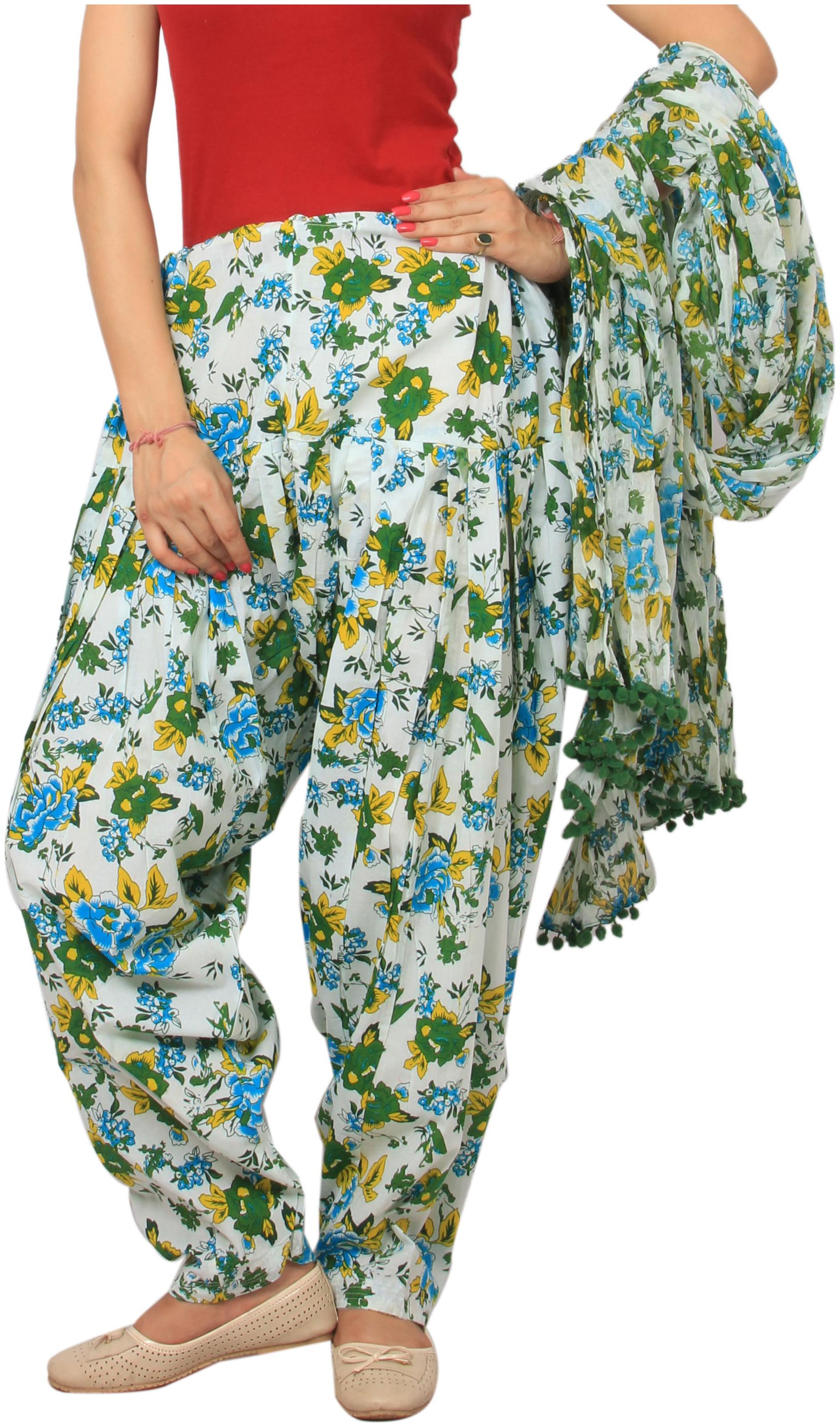 

Rama Cotton Patiala - Multi