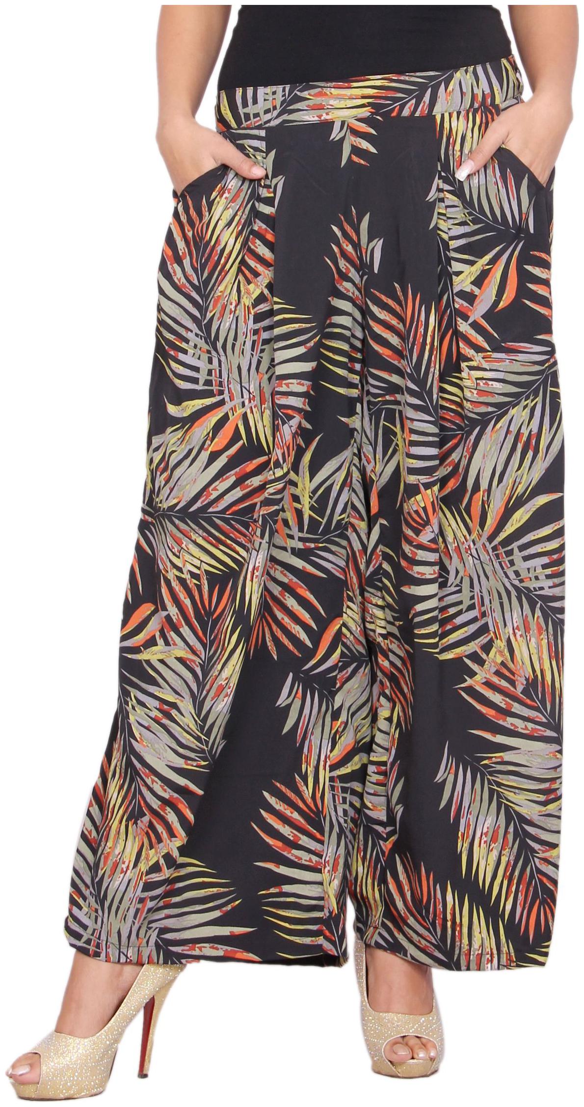 

Rama Multi Printed Flared Palazzo