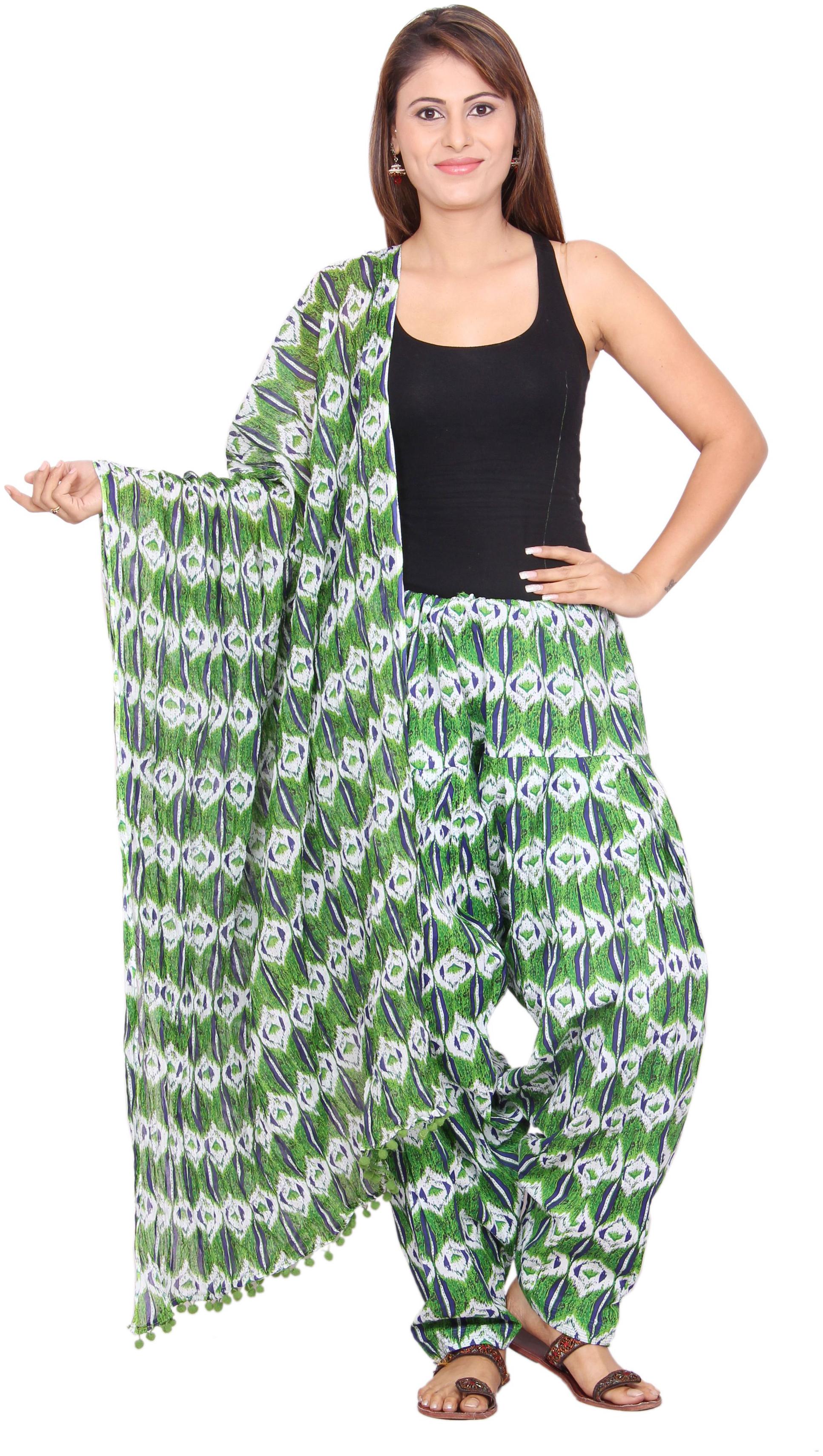 

Rama Cotton Patiala - Multi