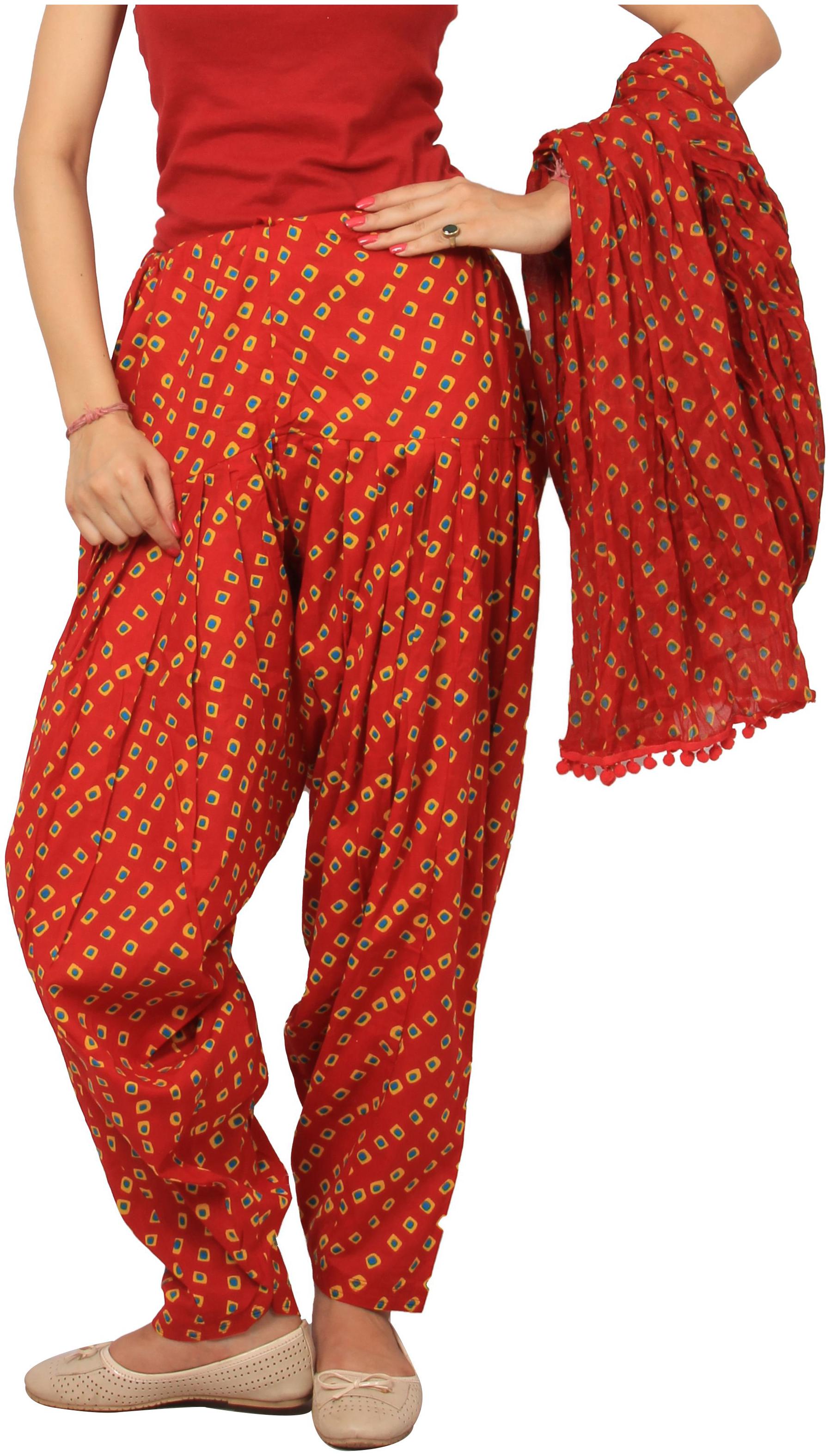 

Rama Cotton Patiala - Multi
