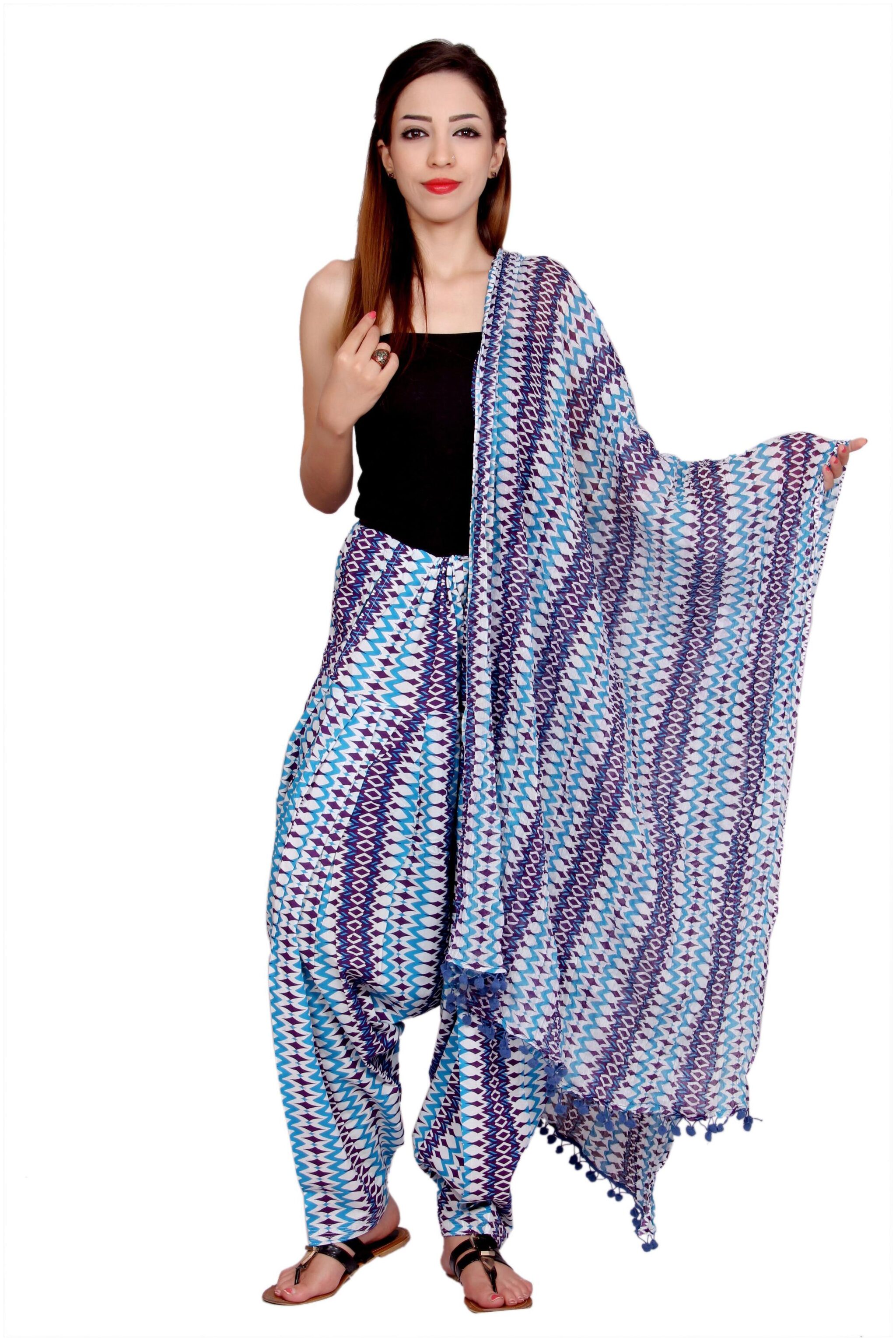 

Rama Cotton Patiala - Multi