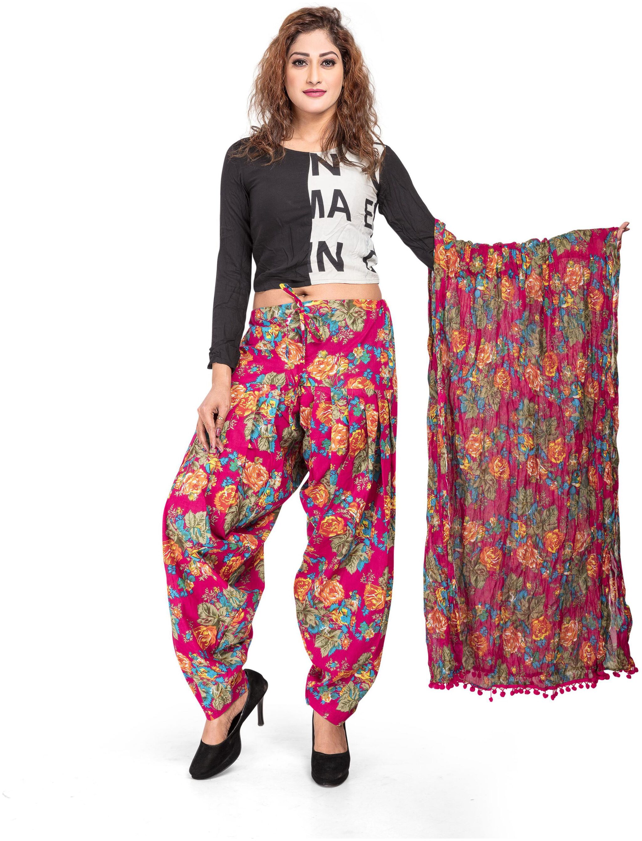 

Rama Cotton Patiala - Pink