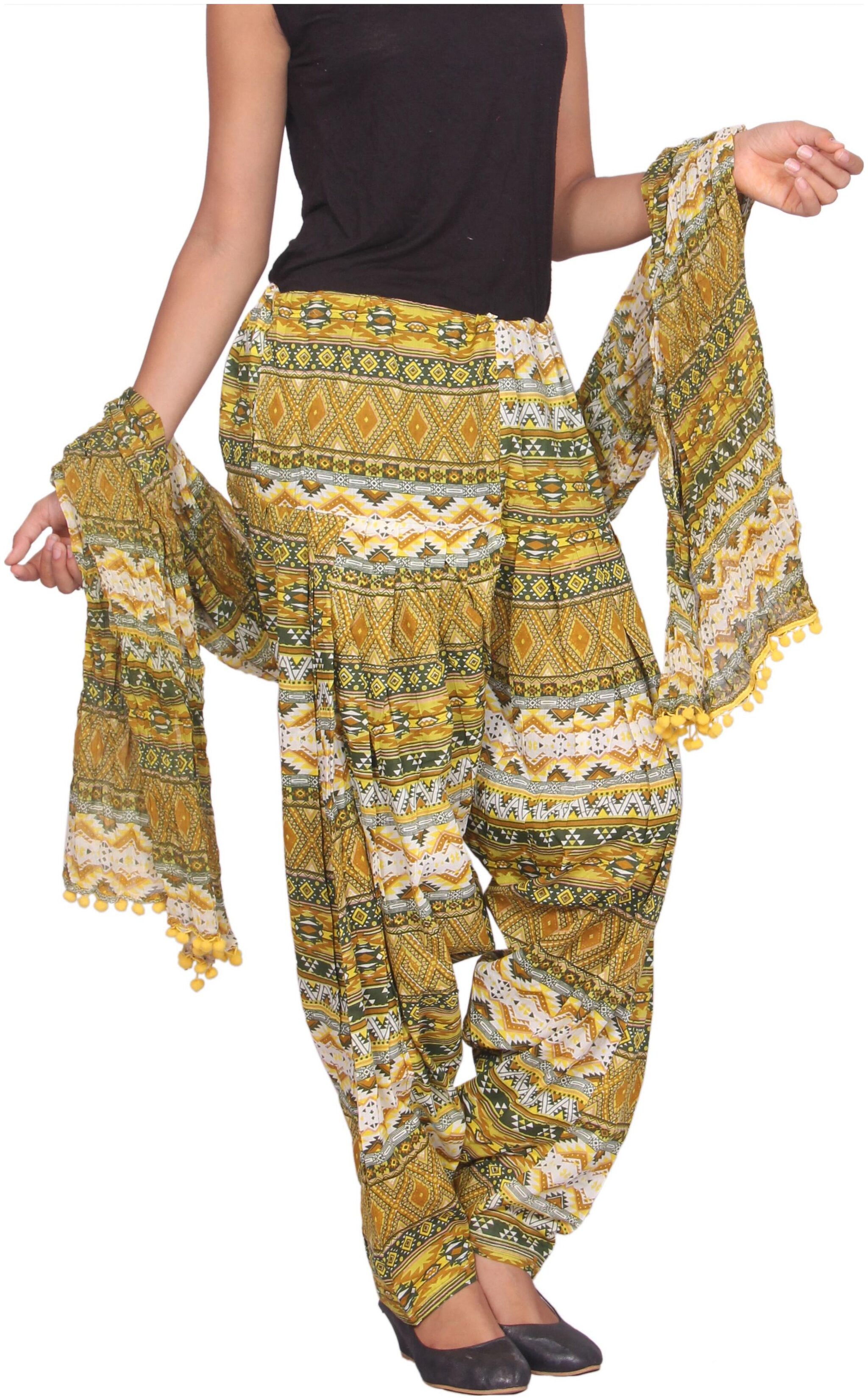 

Rama Cotton Patiala - Yellow
