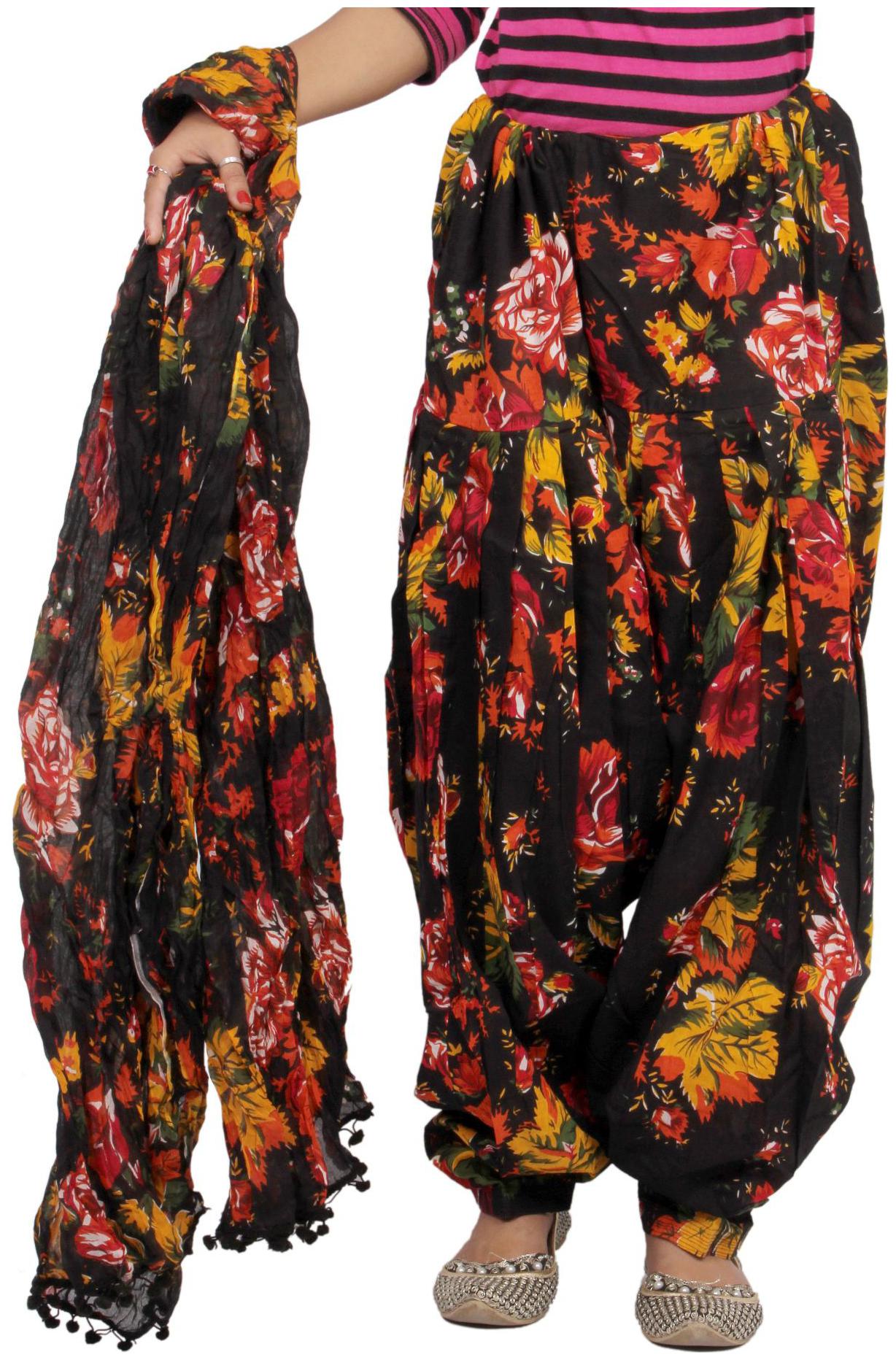 

Rama Cotton Patiala - Multi