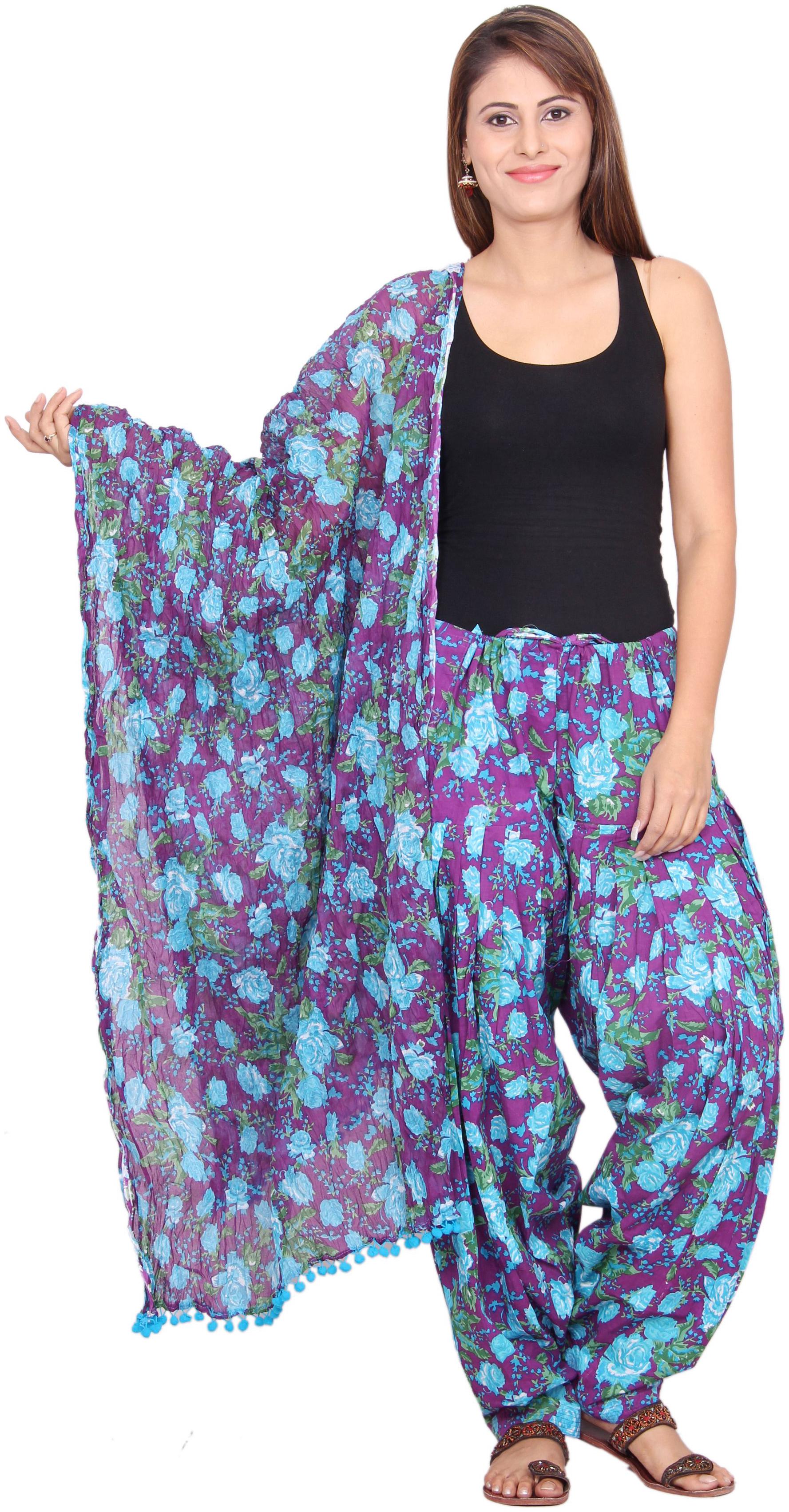 

Rama Cotton Patiala - Multi