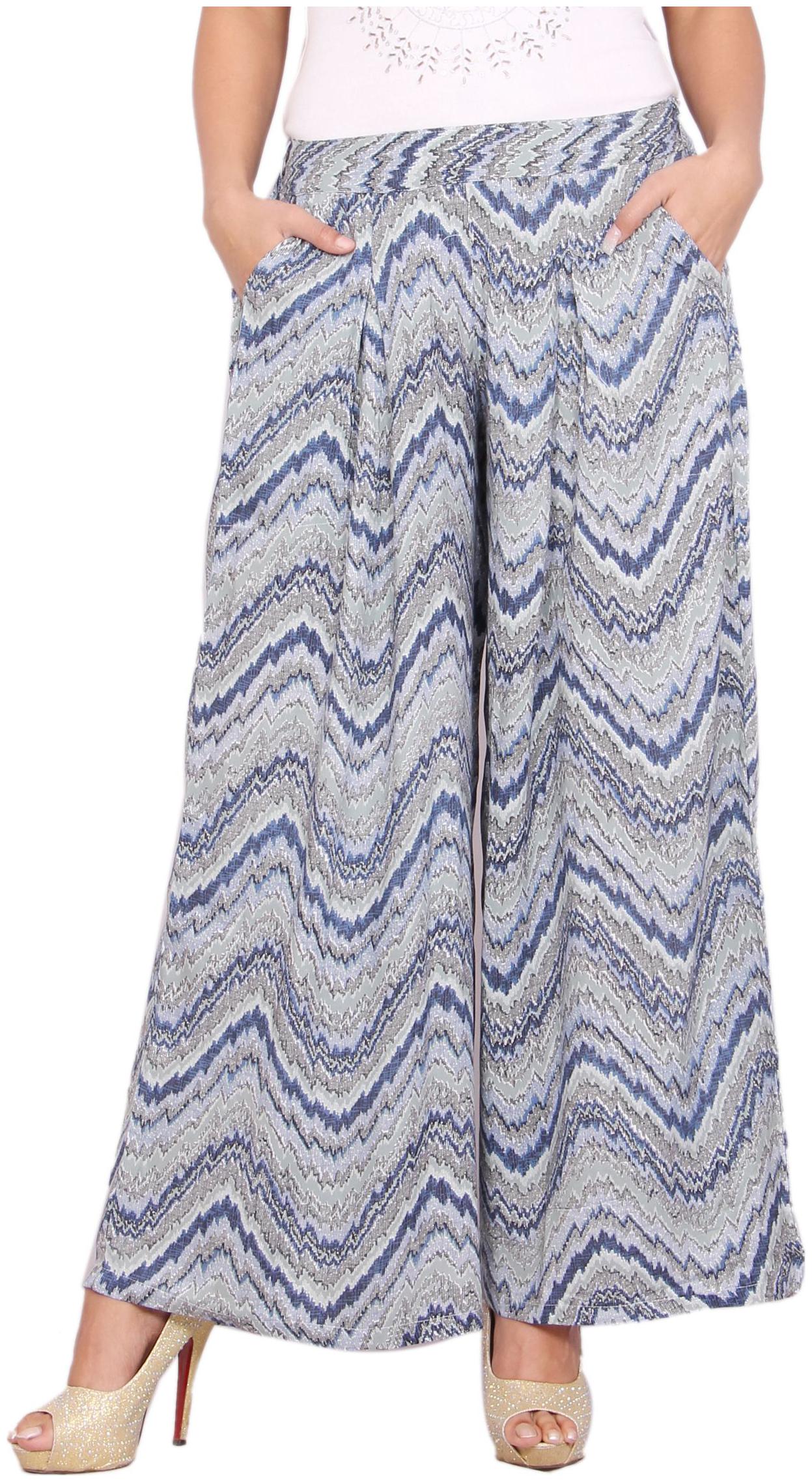 

Rama Multi Printed Flared Palazzo