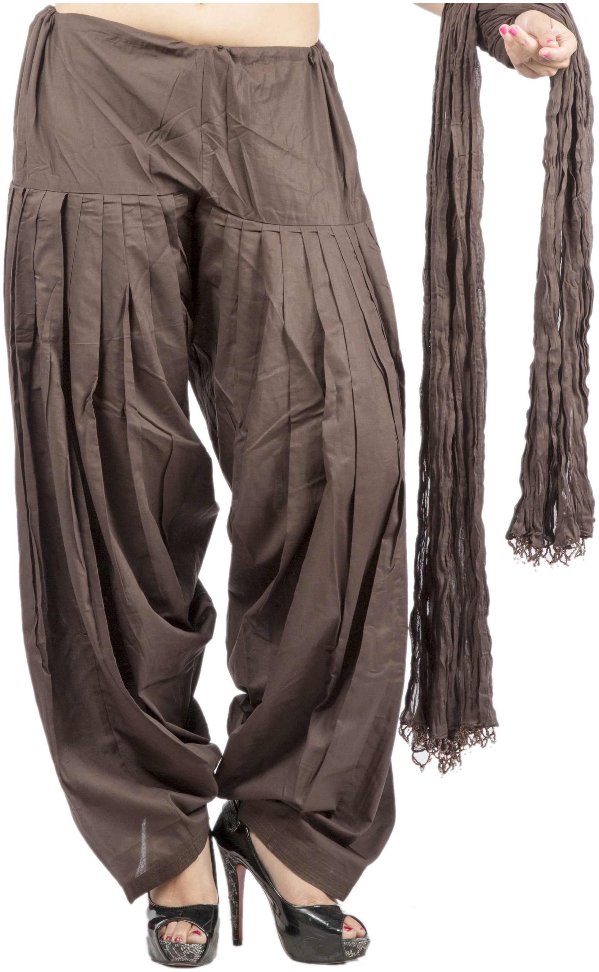 

Rama Cotton Patiala - Brown