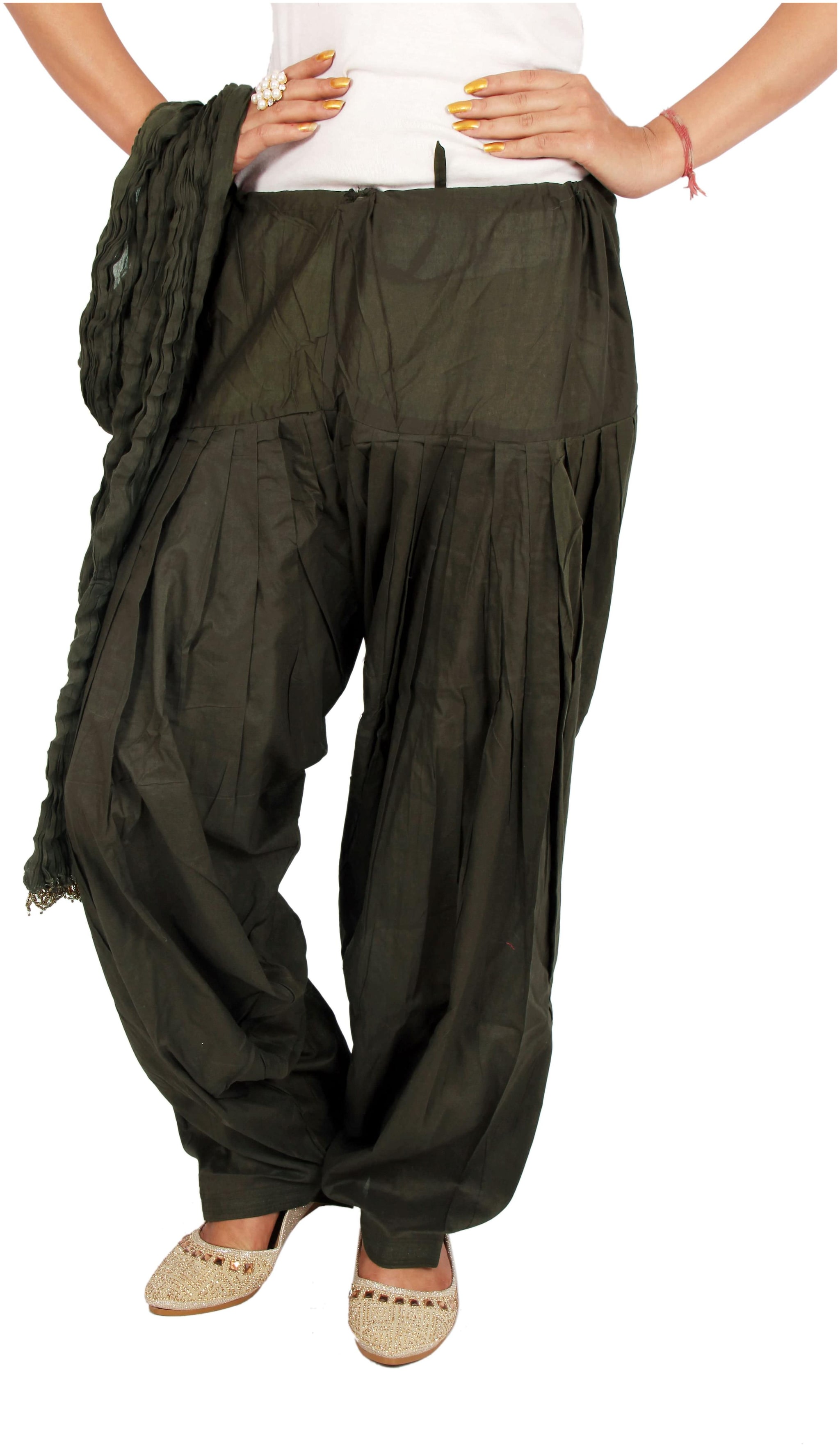 

Rama Cotton Patiala - Green