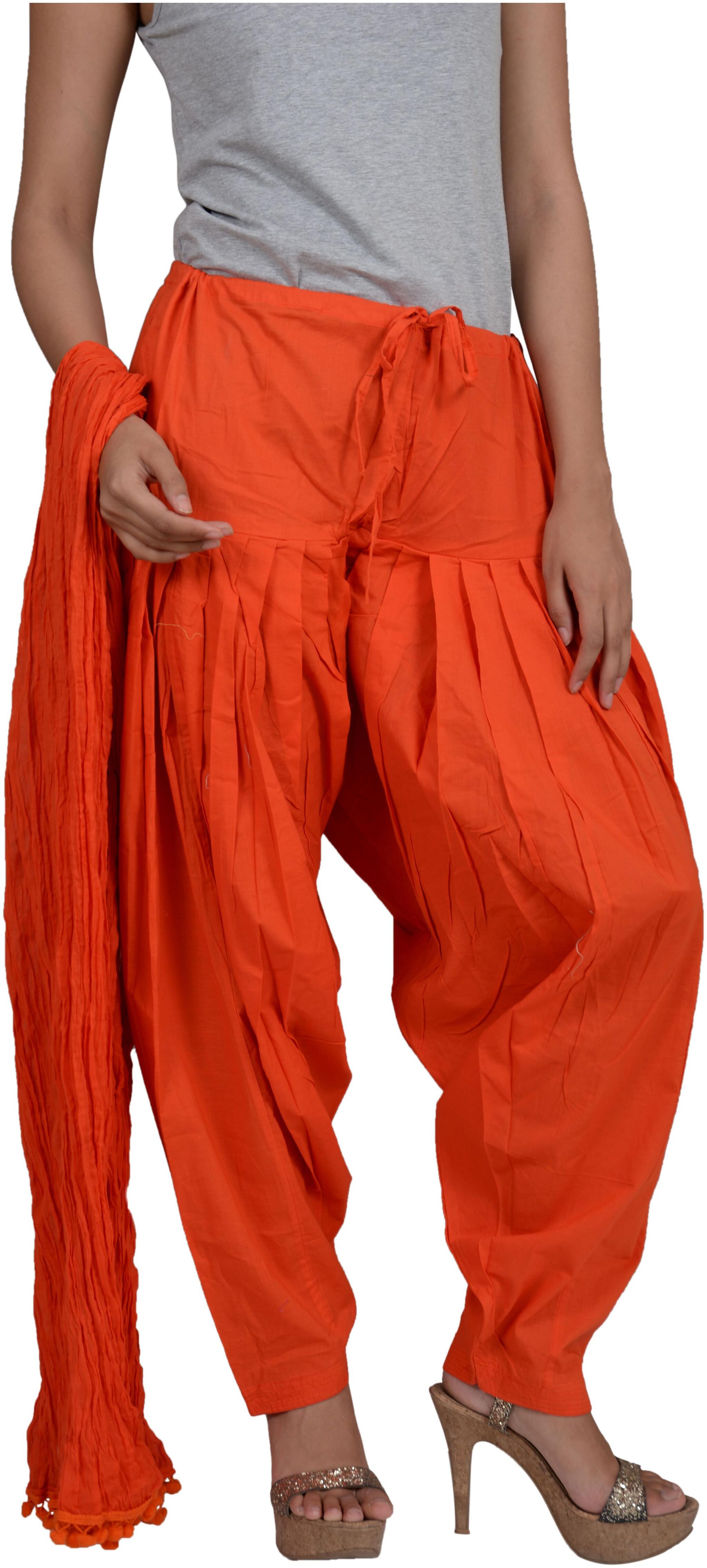 

Rama Cotton Patiala - Orange
