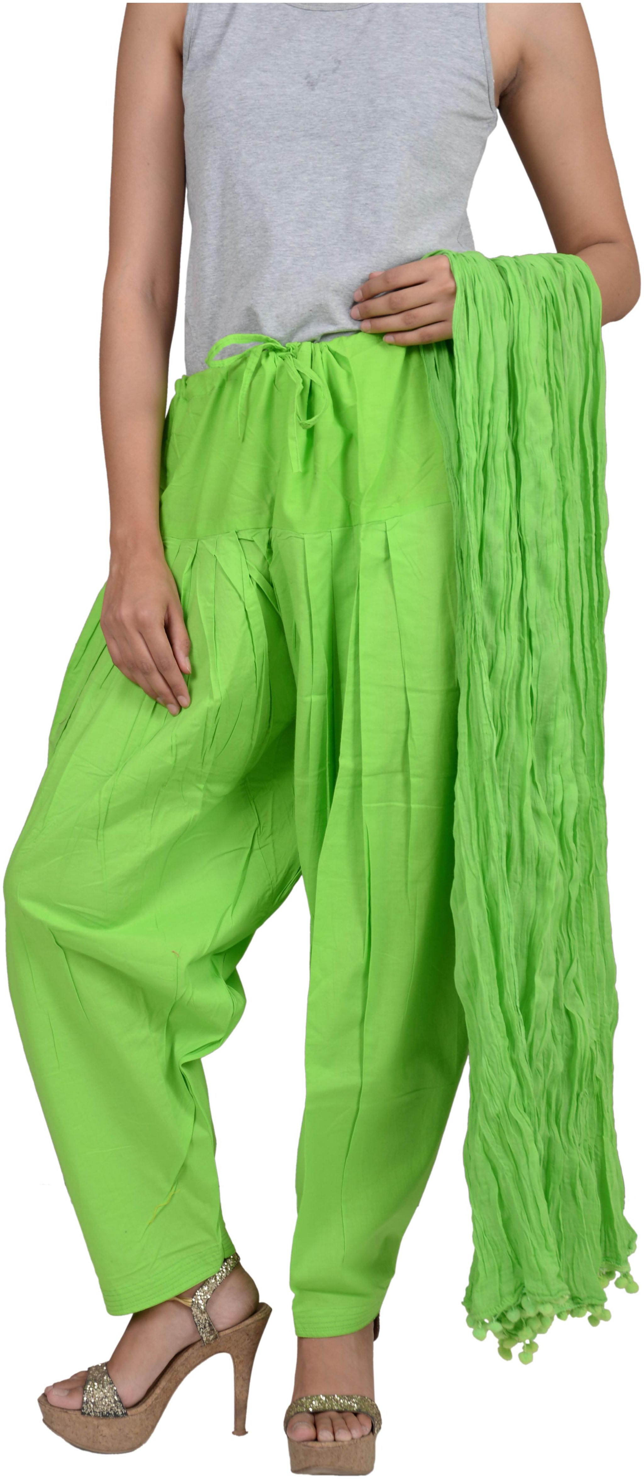 

Rama Cotton Patiala - Green
