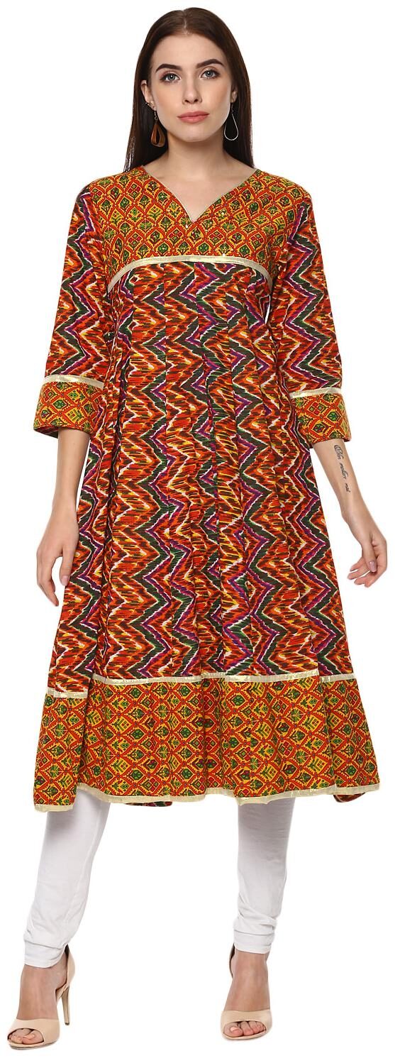 

Rama Women Multi Printed Anarkali Kurta