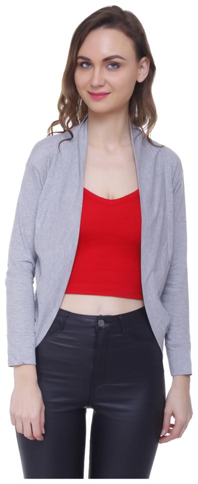 

Rane women solid casual nd party wear cotton shrug