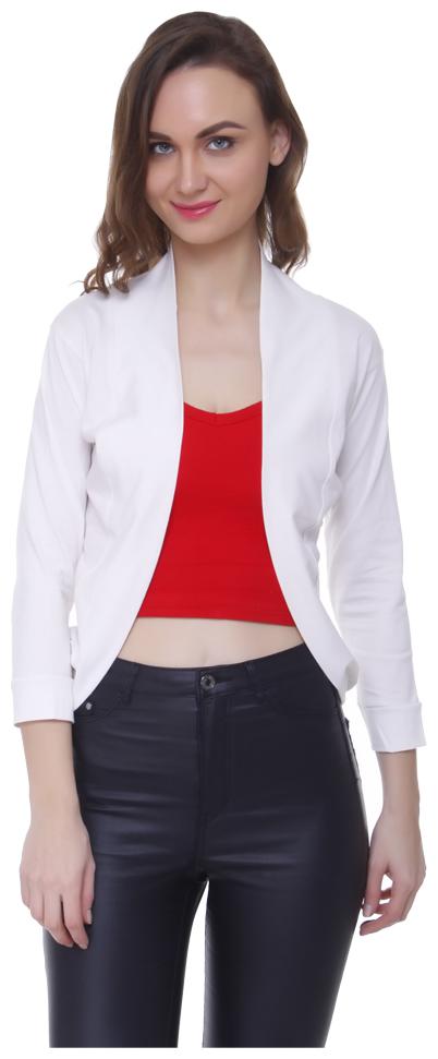 

Rane women solid casual nd party wear cotton shrug